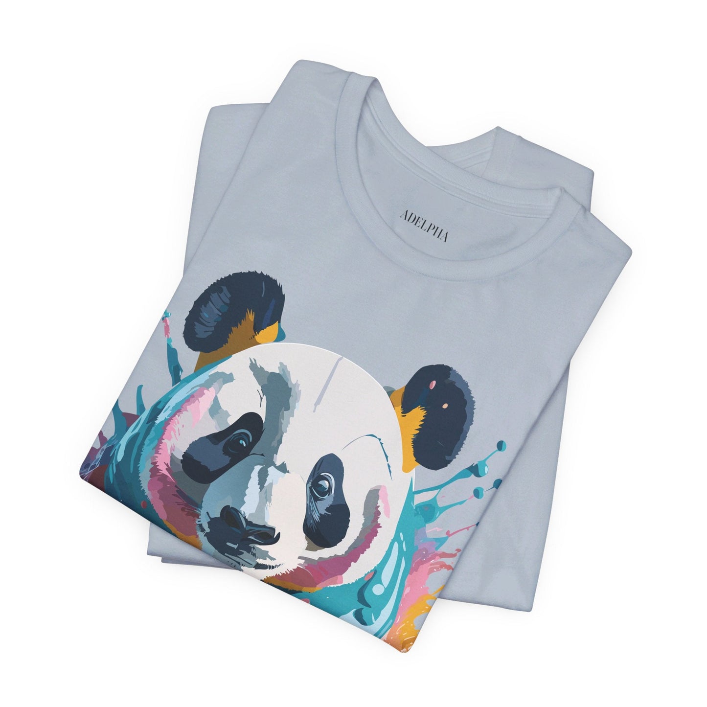 Panda Graphic T Shirt Unisex Jersey Short Sleeve Adelpha Vintage Inspired Art Tee Premium Quality