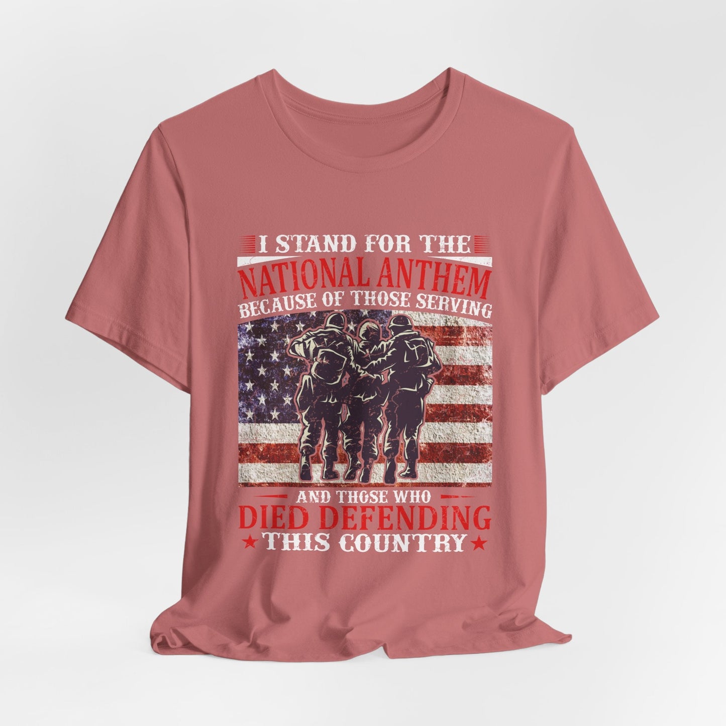 Army Veteran Patriotic Graphic Design Unisex Cotton T-Shirt v36
