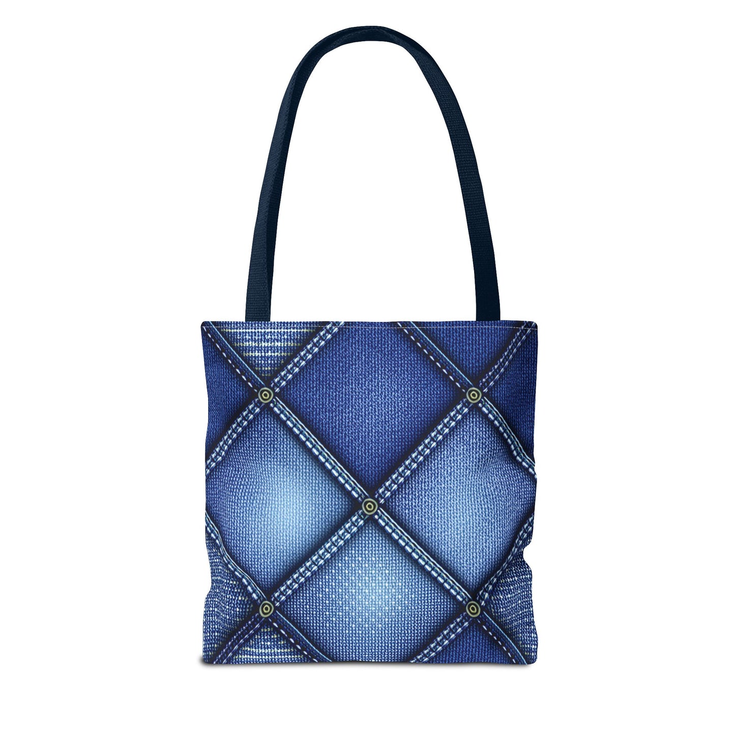 DENIM PRINT CANVAS BAG HIGH-QUALITY 100% SPUN POLYESTER 3 SIZES CANVAS BAG-115