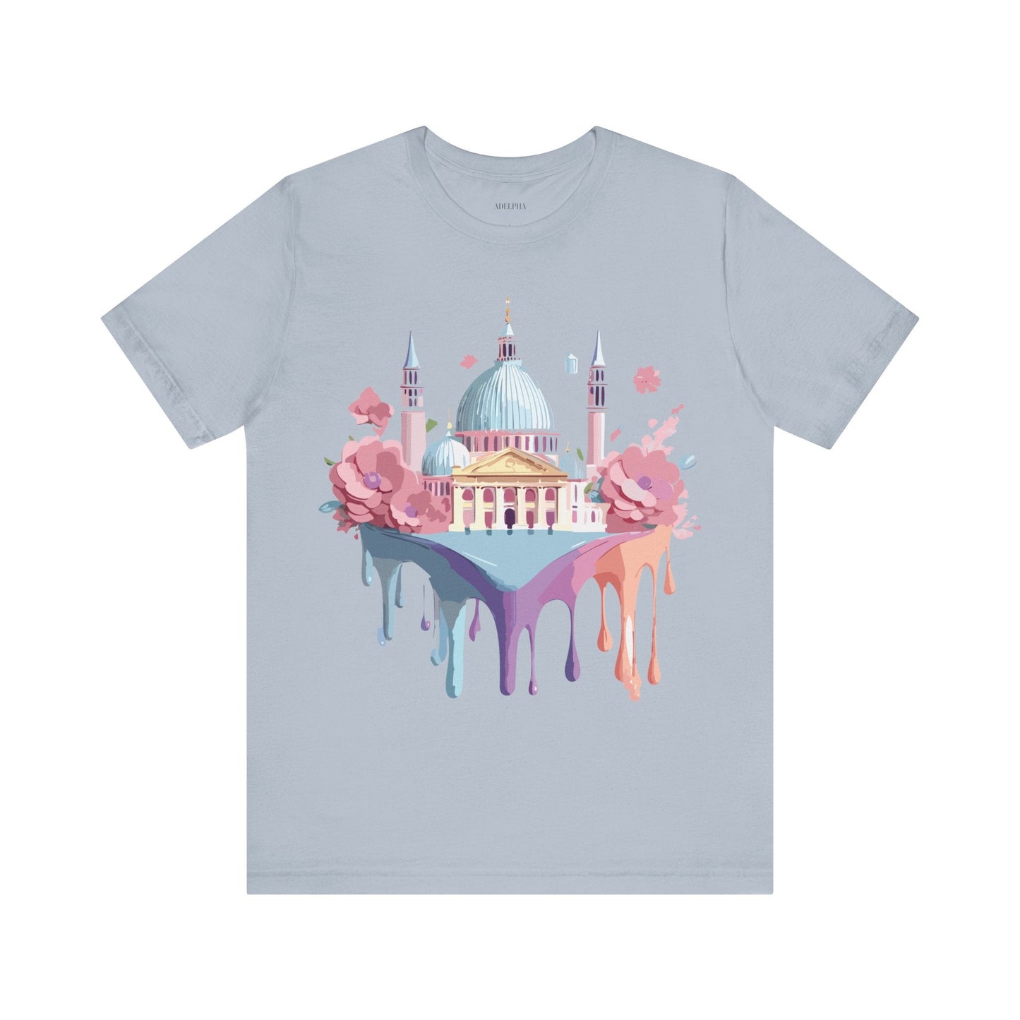 Venice Tourist Shirt Graphic Tee Unisex Adelpha Vintage Inspired Artwork Premium Short Sleeve