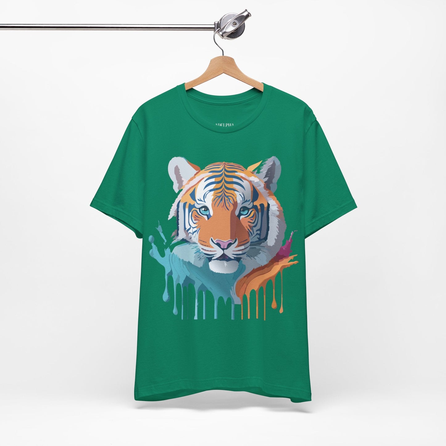 Tiger Graphic Tee Unisex Jersey Short Sleeve Vintage Inspired Artwork Adelpha Art Design