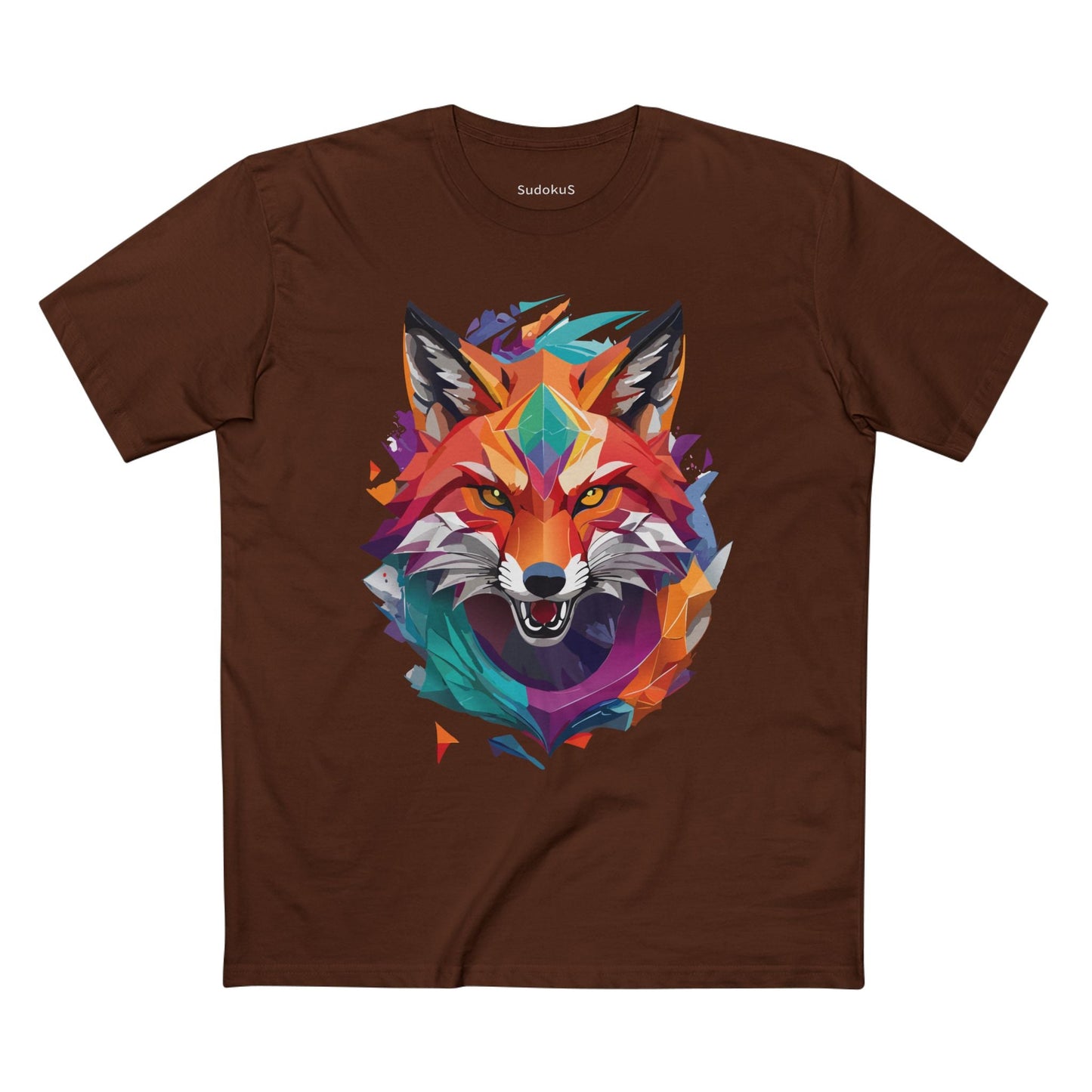 Fox Graphic Unisex 100 Cotton Staple Tee with Animal Design Artwork 25