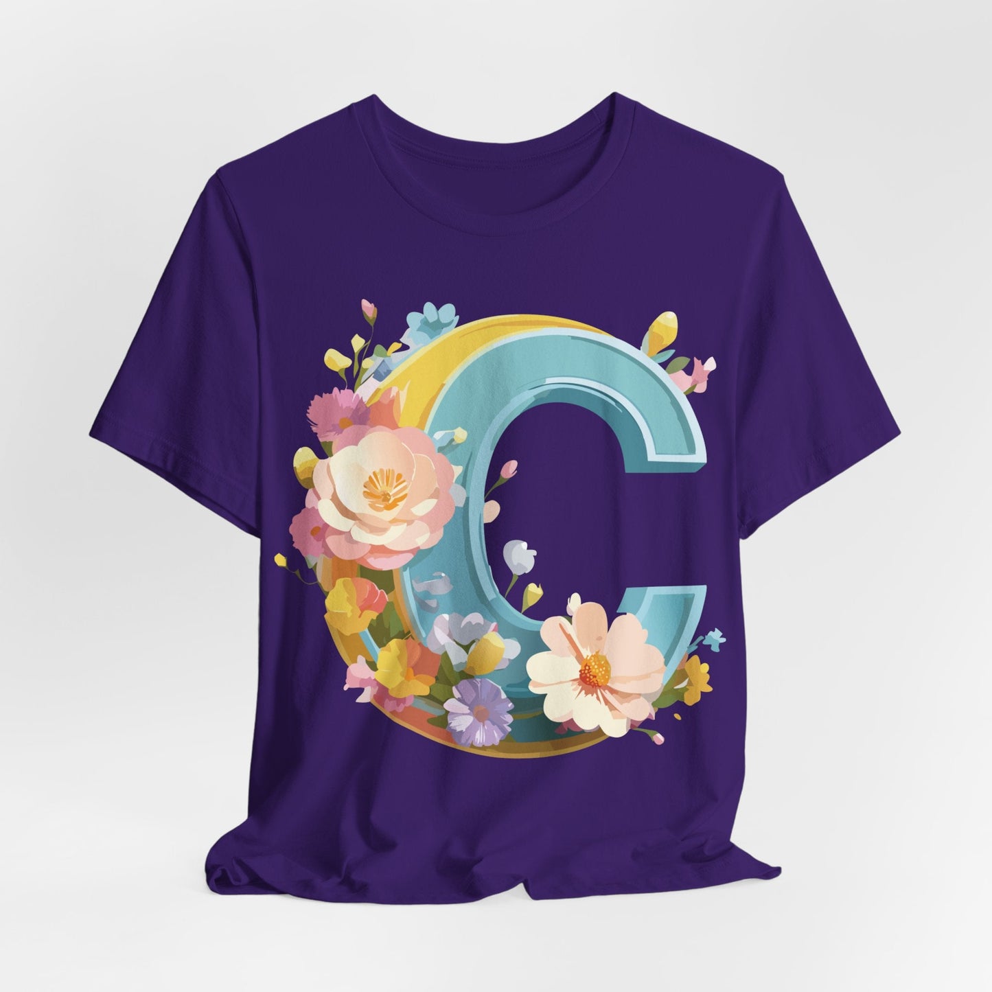 Adelpha Letter C Shirt Graphic Tee Unisex Short Sleeve Art Design Vintage Inspired Casual Wear