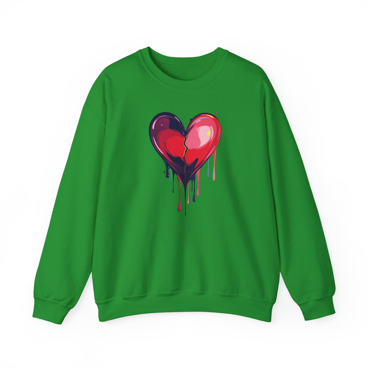 Big Red Heart Sweatshirt, Love Sweatshirt, Valentine's Day Sweatshirt, Heart Sweatshirt 118