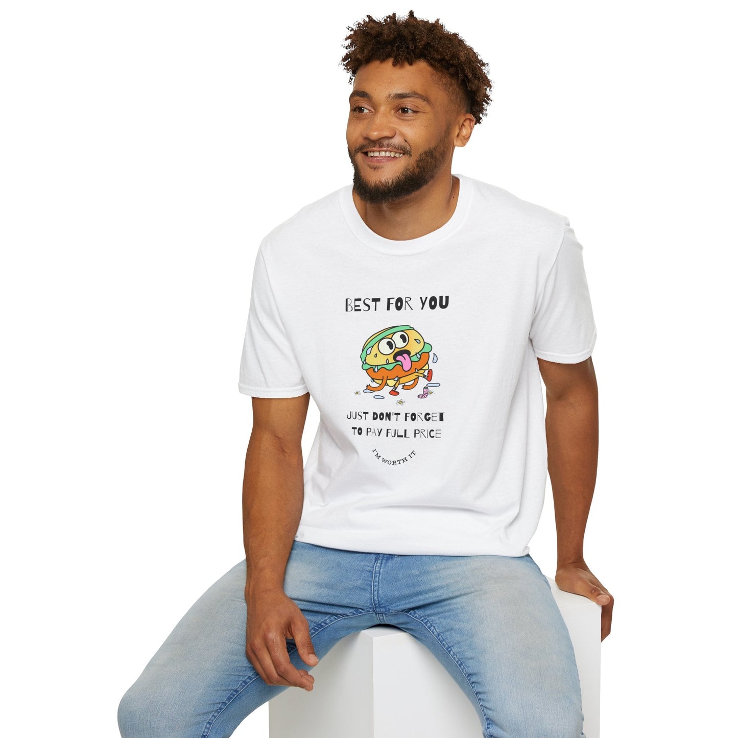 Funny Food T Shirts Unisex Softstyle Tee Gildan 64000 100 Percent Ring Spun Cotton Comfortable Graphic Tee