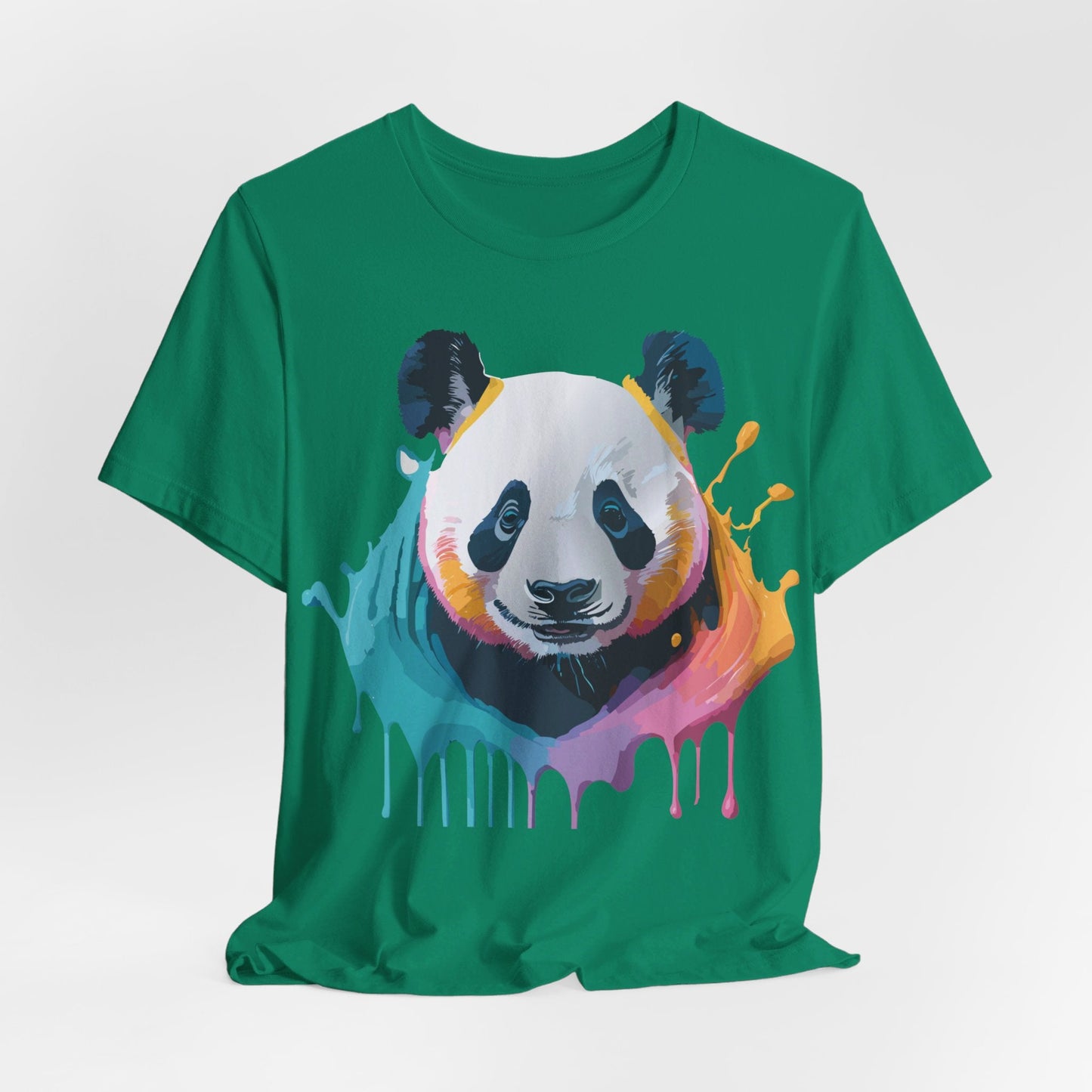 Panda Graphic T Shirt Unisex Jersey Short Sleeve Vintage Inspired Art Tee by Adelpha
