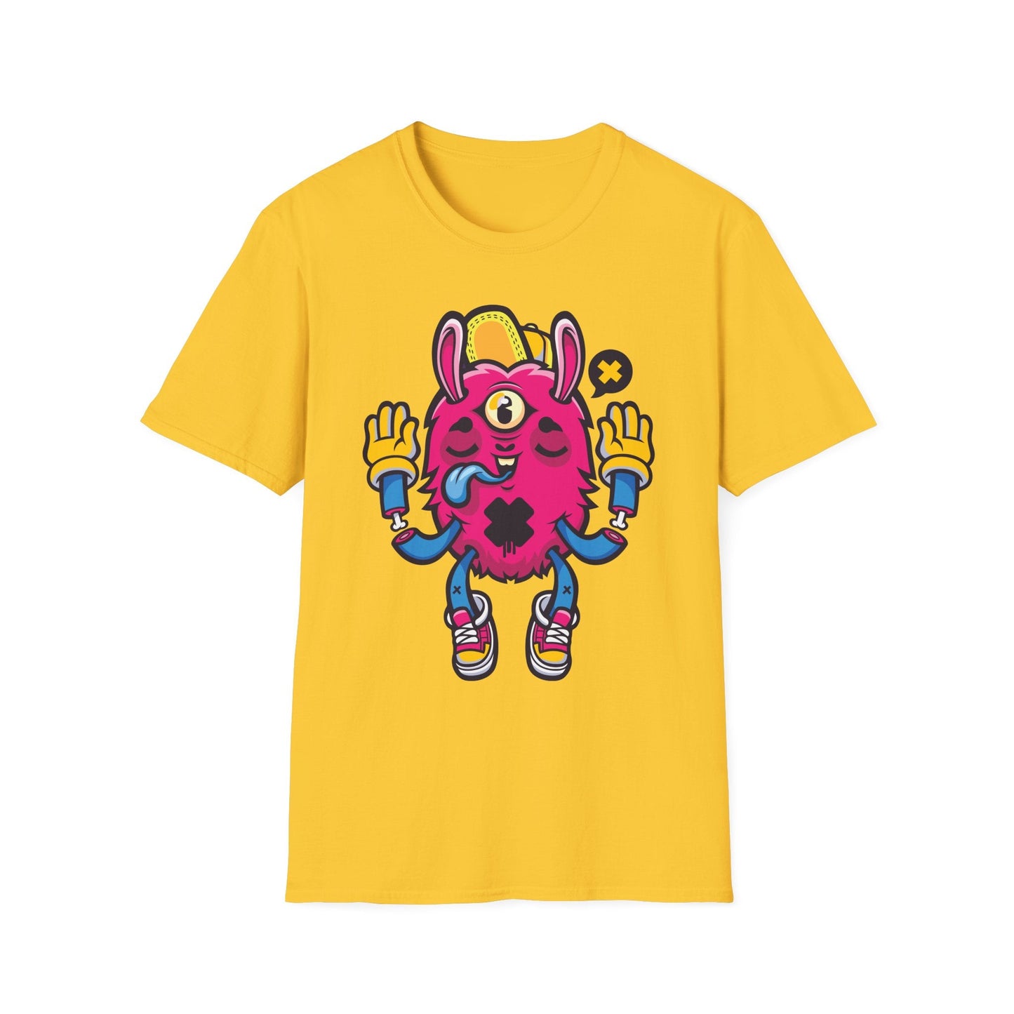 Cartoon T Shirt Animation T Shirt Funny Tee Unisex Softstyle 64000 Gildan Cotton Tee
