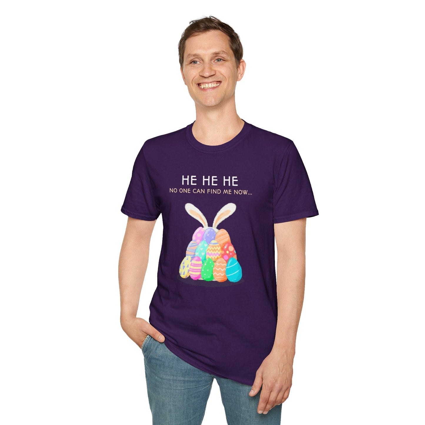 Easter Egg T Shirt Unisex Softstyle 100 Percent Ring Spun Cotton Easter Design Tee