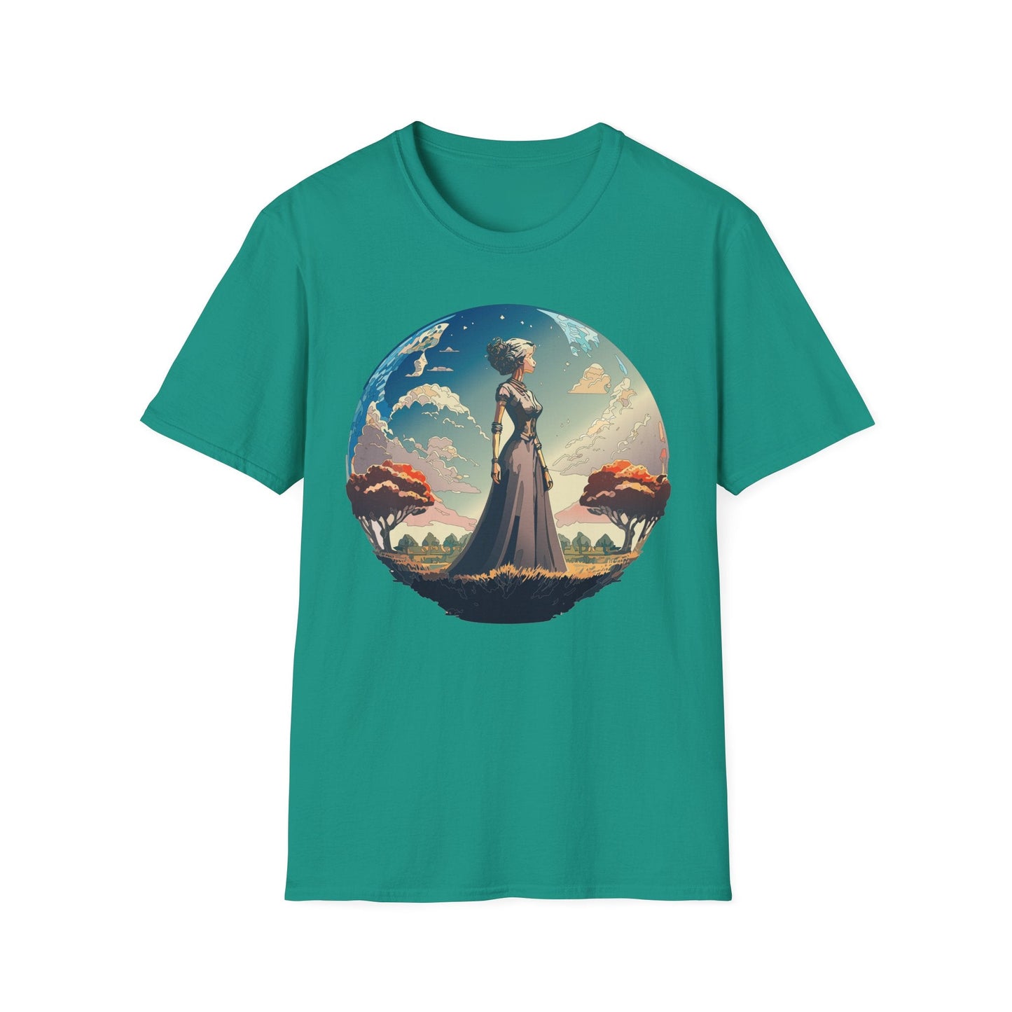 Womens Graphic T Shirt Art Design Tee Gildan Softstyle 64000 Unisex Cotton Short Sleeve