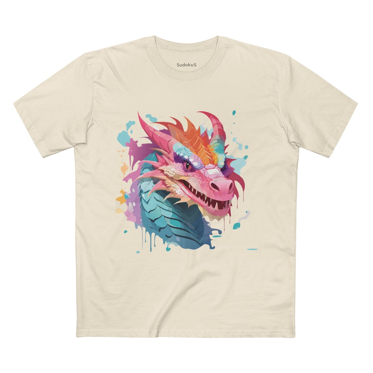 Dragon Graphic Unisex 100 Cotton Staple Tee 1