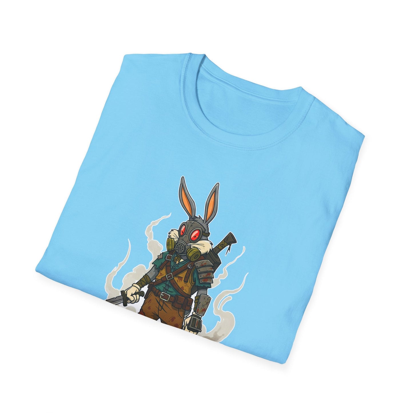 Cartoon Bunny Graphic Unisex Cotton Animal Animation Artwork Design Tee 13