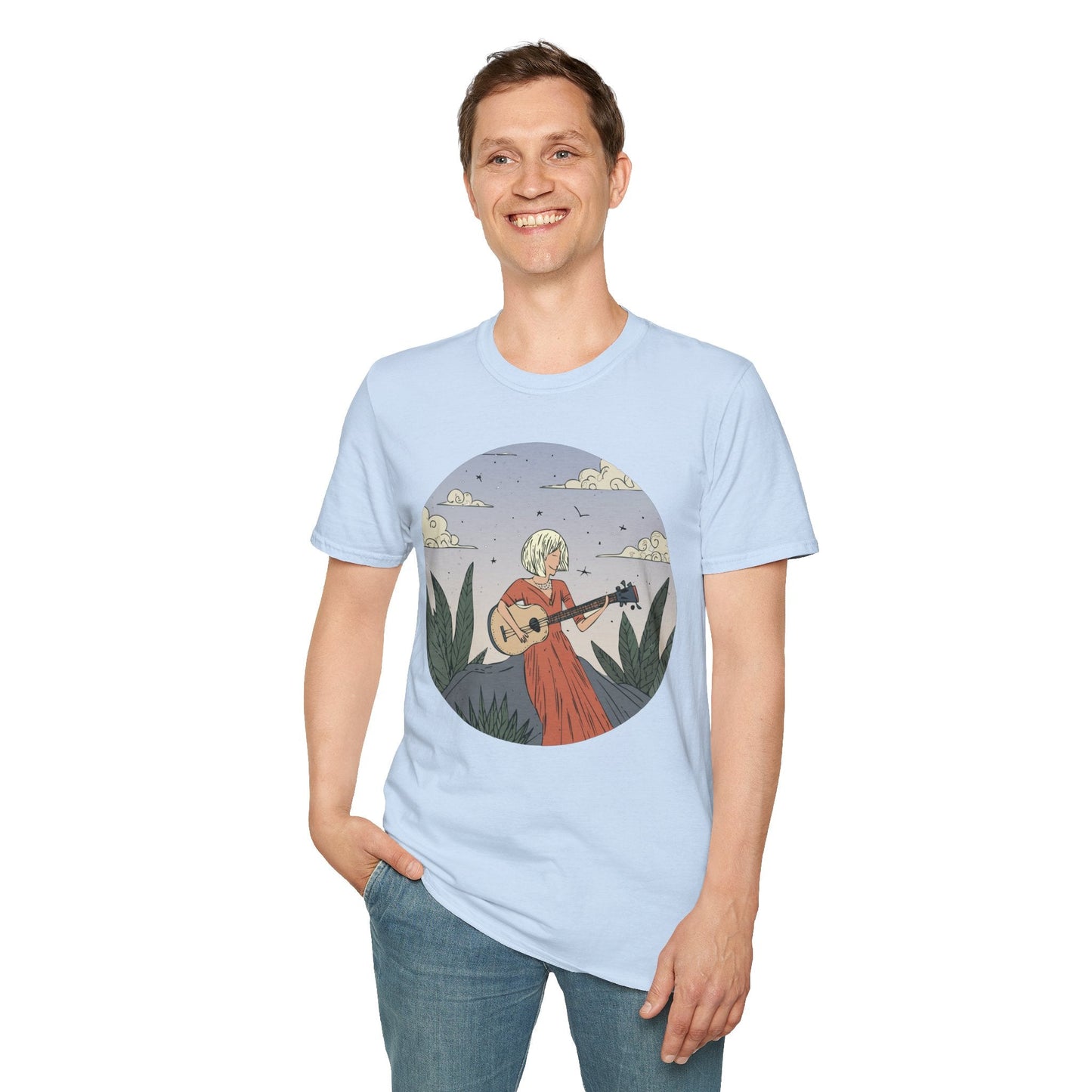 Womens Graphic T Shirts Art Design Tee Unisex Softstyle Gildan 64000 100 Percent Cotton