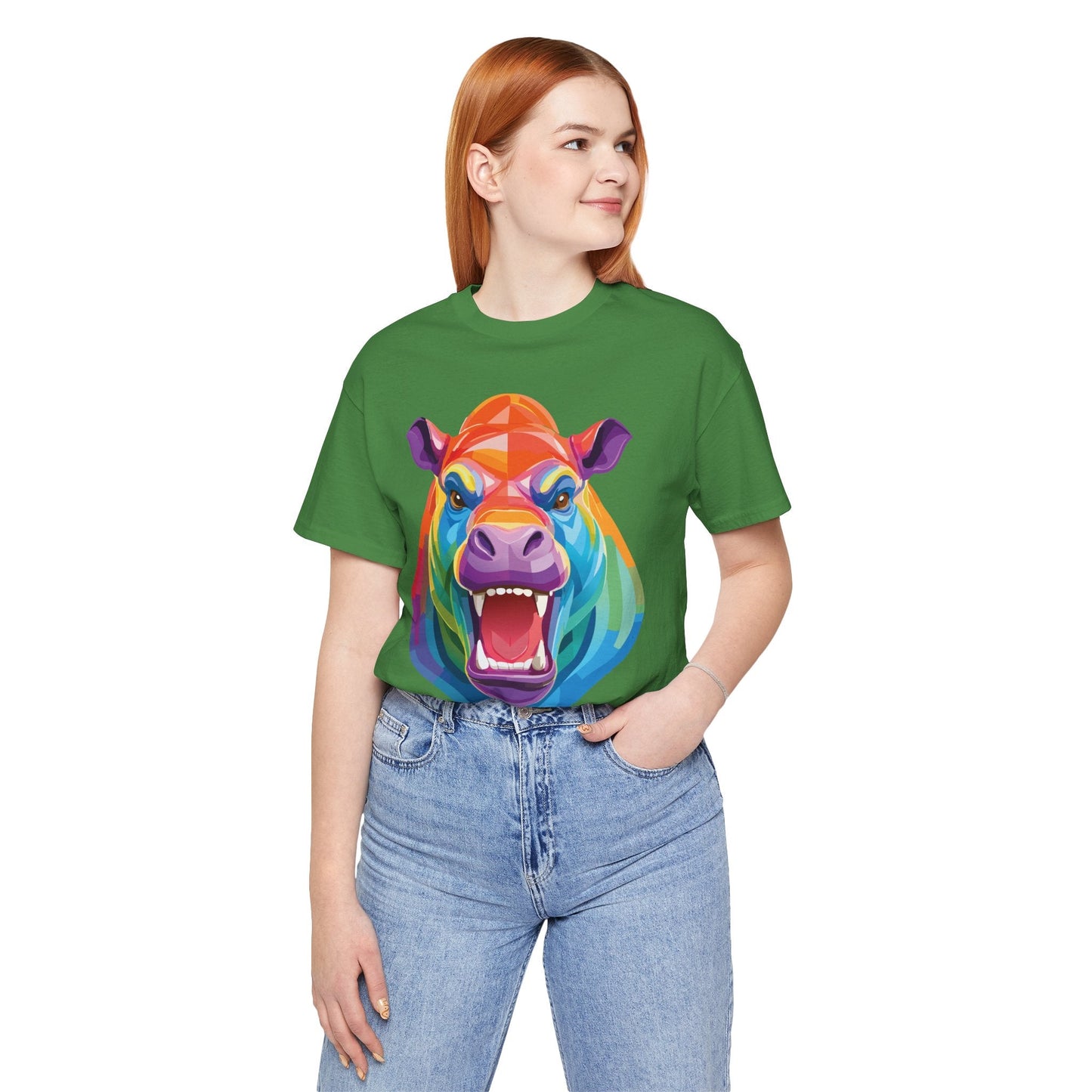 Unisex Animal Shirt with Animals Graphic Tee Art Design Wild Animals Shirt Tee for Everyone
