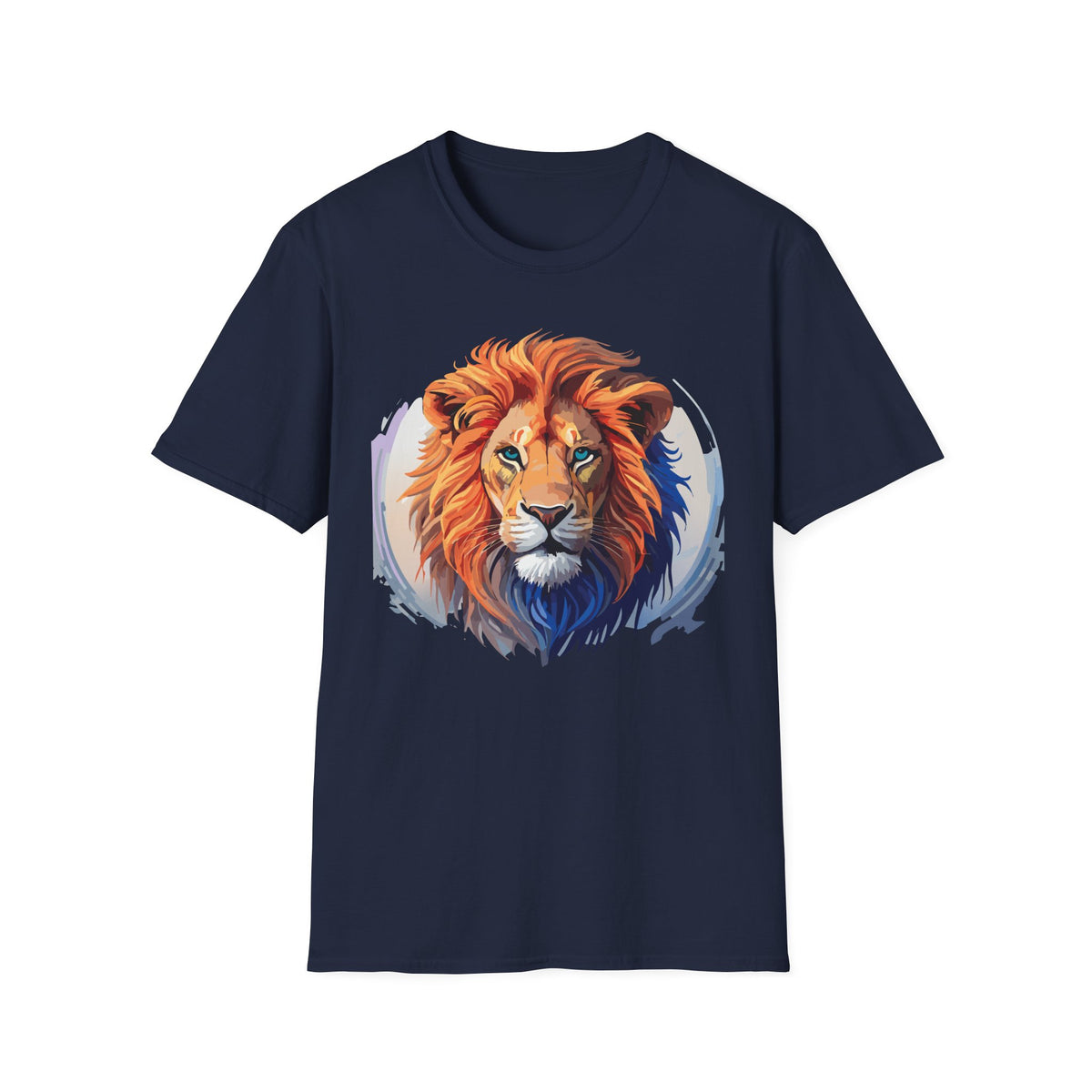 Regal Lion Face T-Shirt | Majestic Lion Portrait Tee