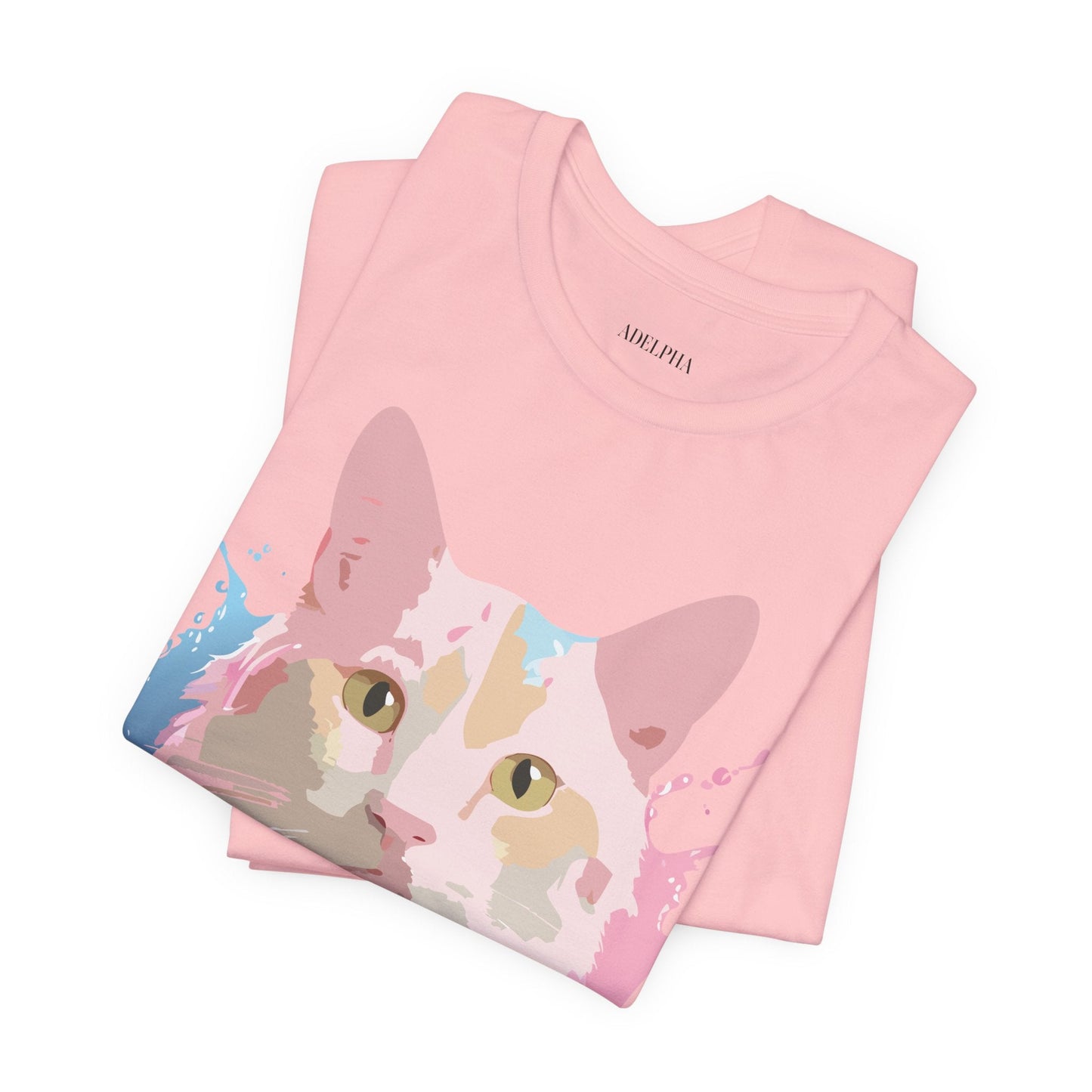 Cat Graphic Tee Unisex Vintage Style Shirt Adelpha Art Design