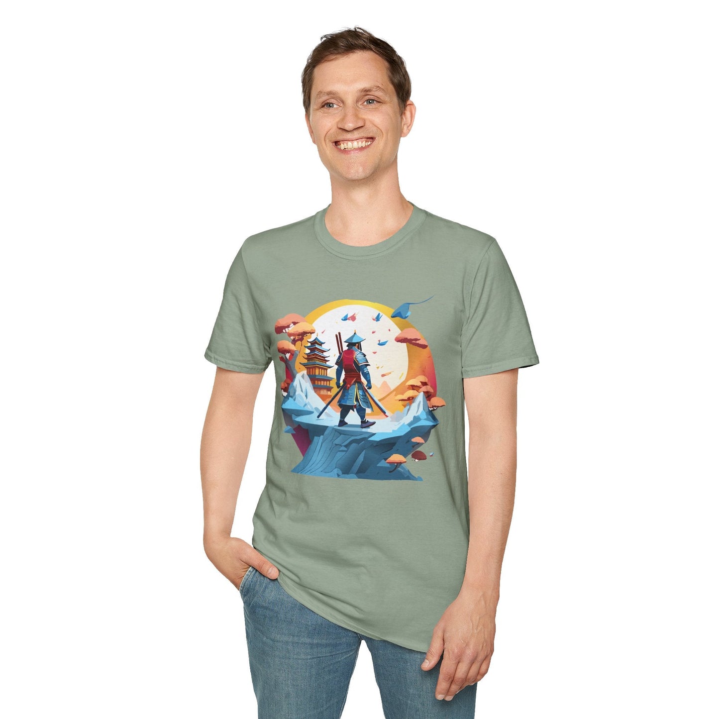 Samurai Shirt Unisex T Shirt Softstyle 64000 Gildan Tee For Everyday Comfort Durable Breathable