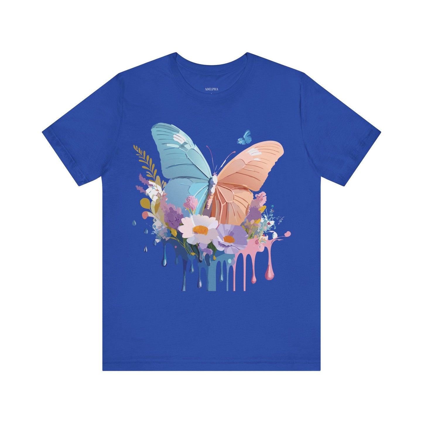 Butterfly Graphic Tee Adelpha Unisex Short Sleeve Art Design