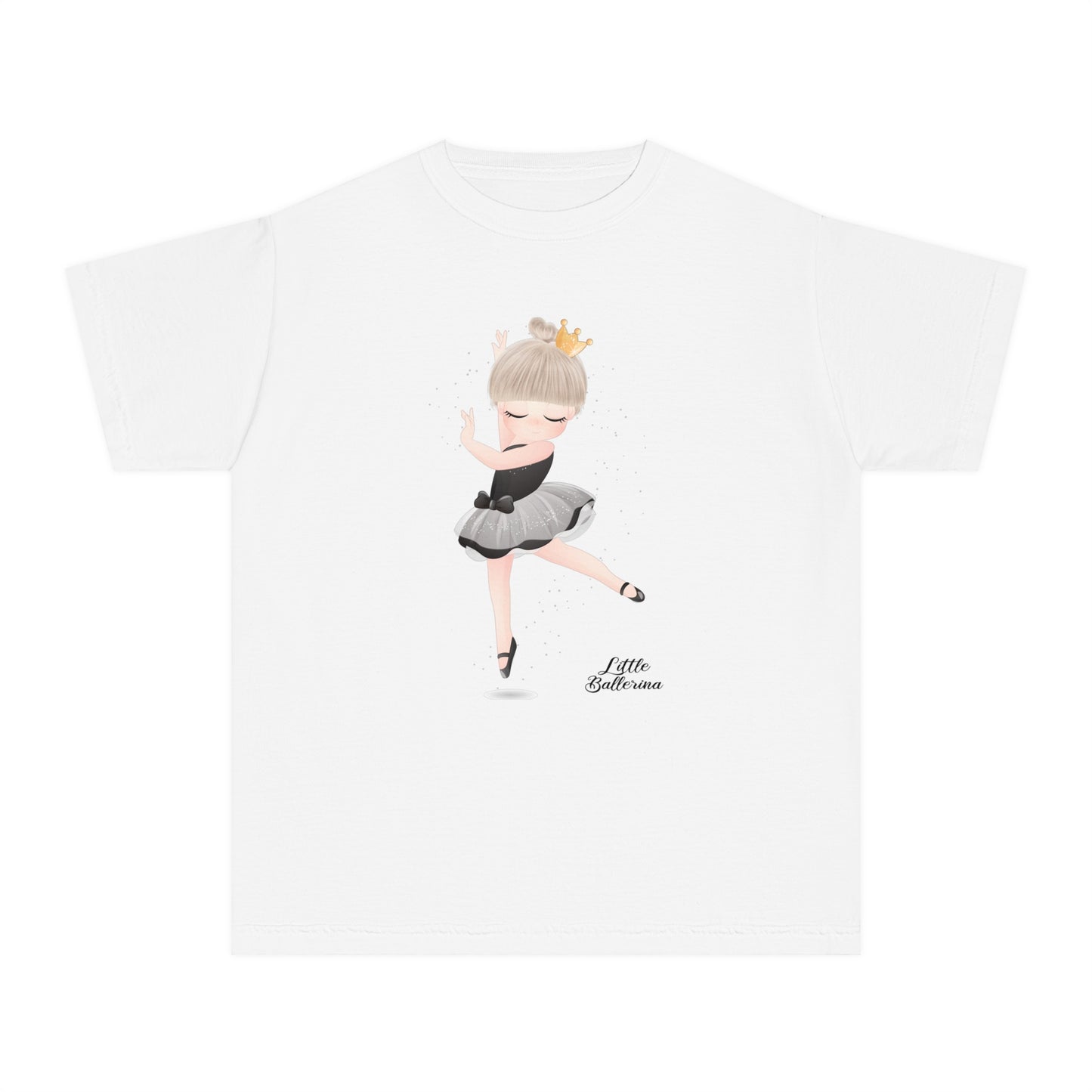 Youth Tee Shirt with Little Ballerina