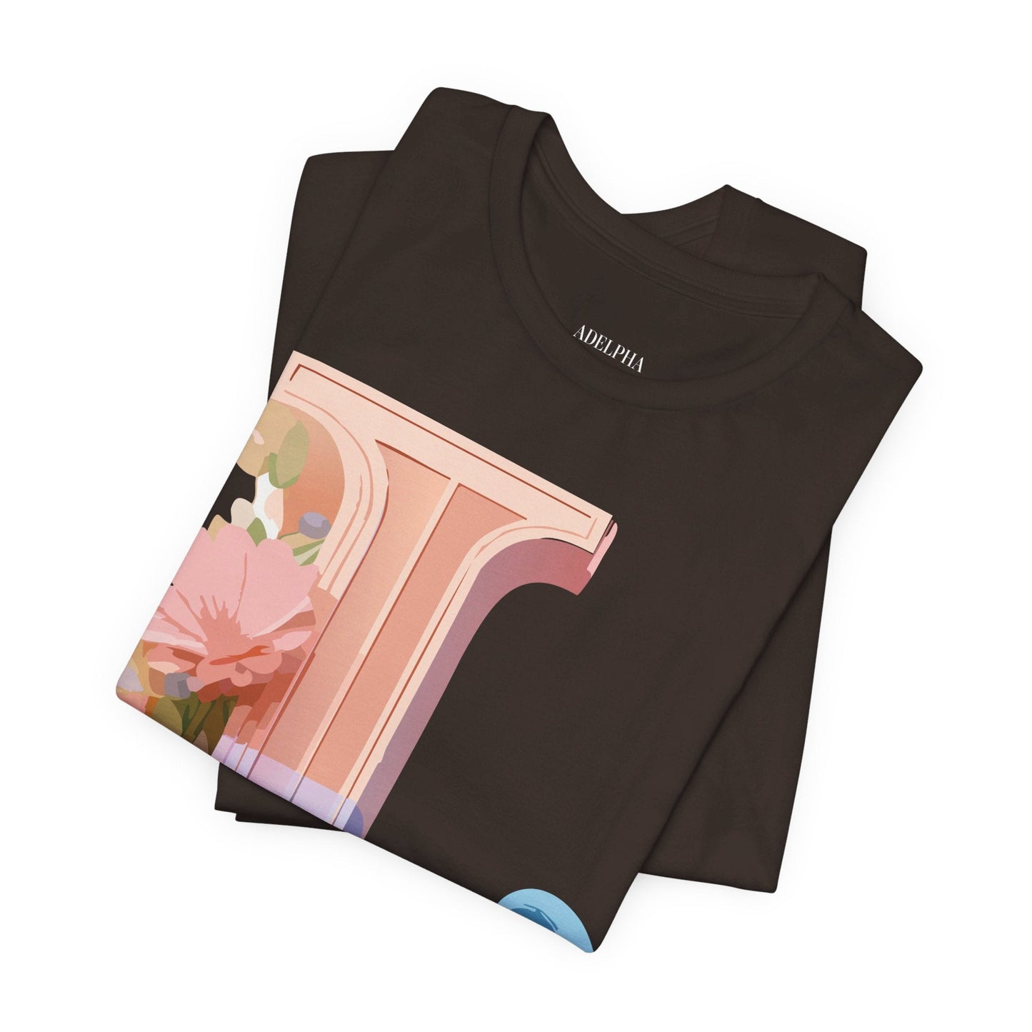 Letter L Shirt Unisex Graphic Tee With Vintage Inspired Artwork By Adelpha Premium Quality