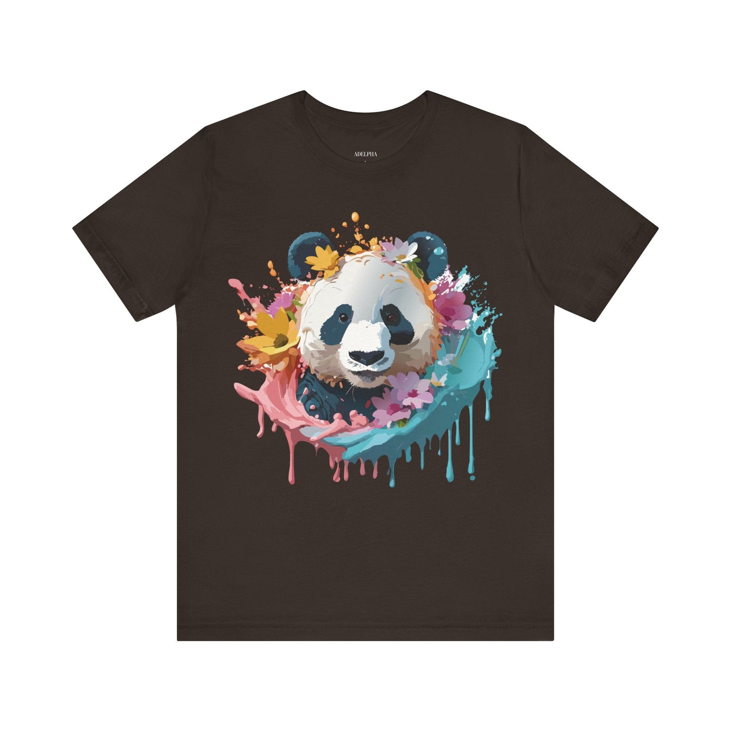 Adelpha Panda Graphic Tee Unisex Short Sleeve Vintage Inspired Artwork Shirt Premium Quality