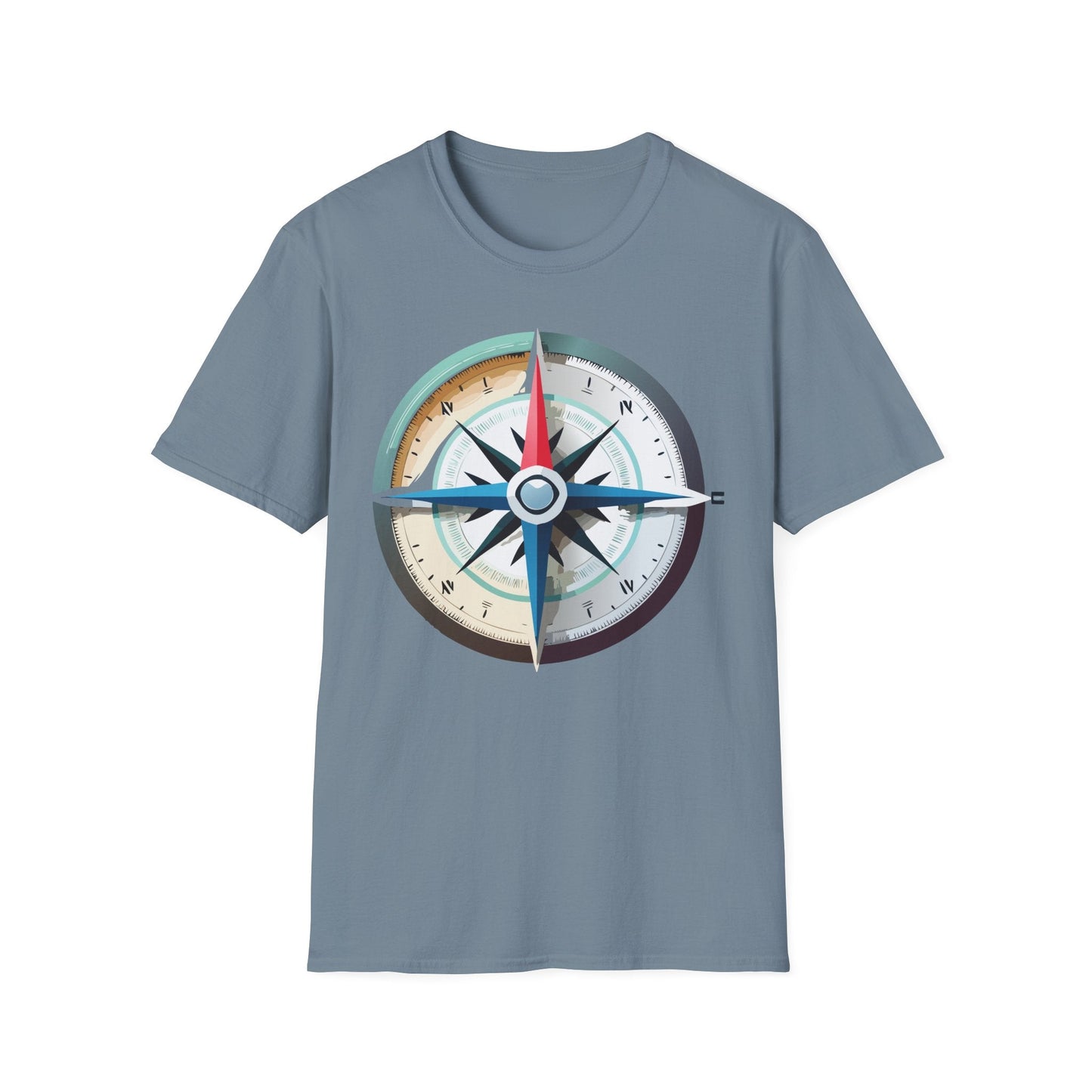 Compass Navigator Graphic Tee Unisex 100 Cotton 17