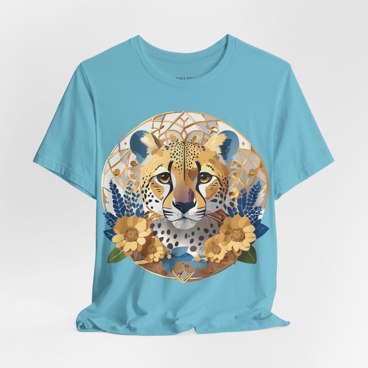Medallion Graphic Unisex 100 Cotton Vintage Animal Medal Artwork Tee 53
