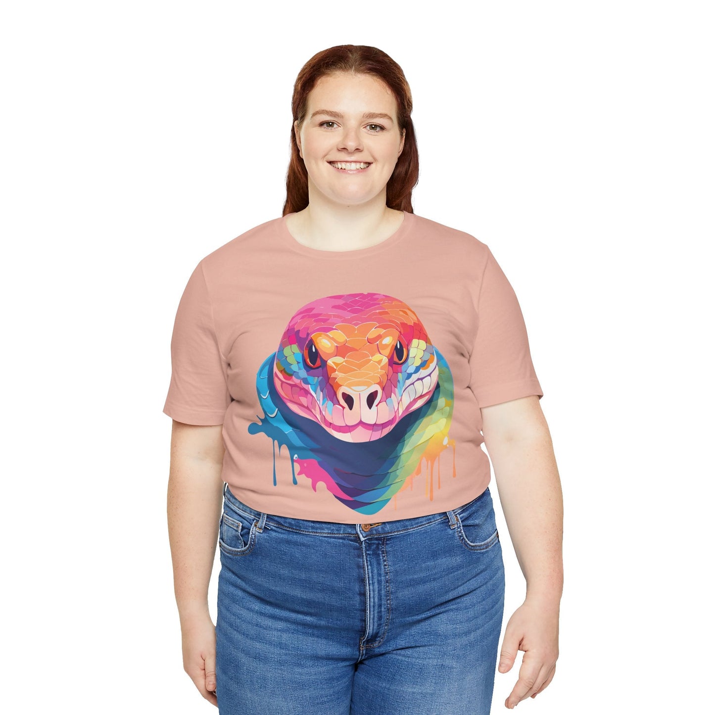 Unisex Animal Shirt With Art Design Wild Animals Graphic Print Casual Short Sleeve Tee