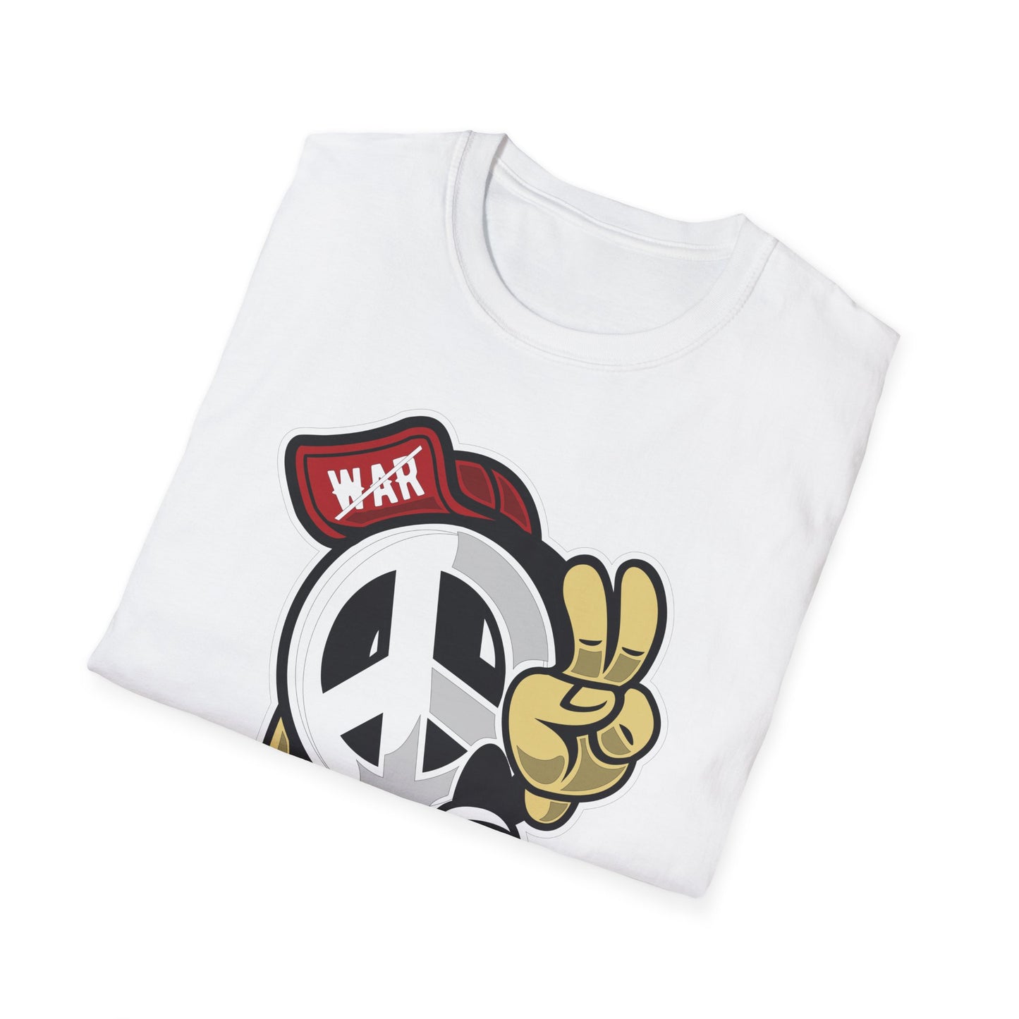 Unisex Cotton T-Shirt with Cartoon Graphic Design