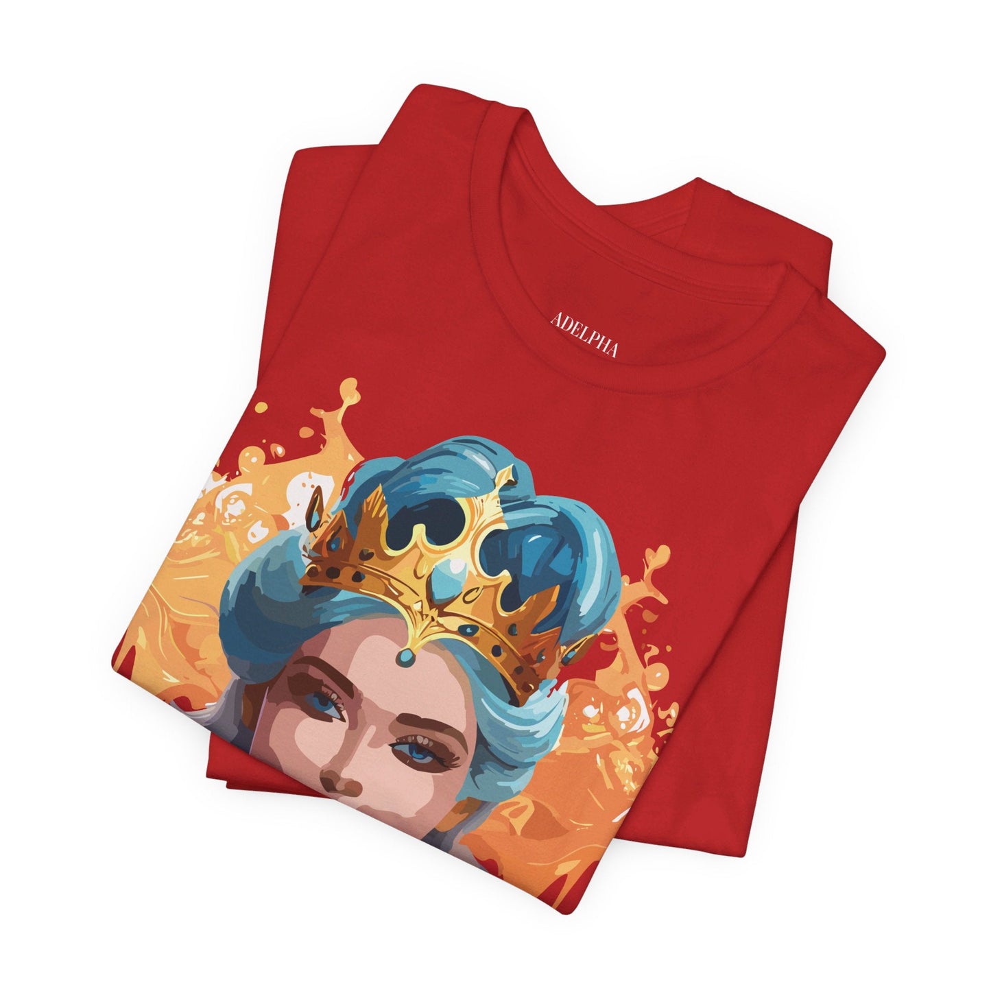 Queen Graphic Tee Unisex Jersey Short Sleeve Premium Quality Adelpha Vintage Inspired Artwork