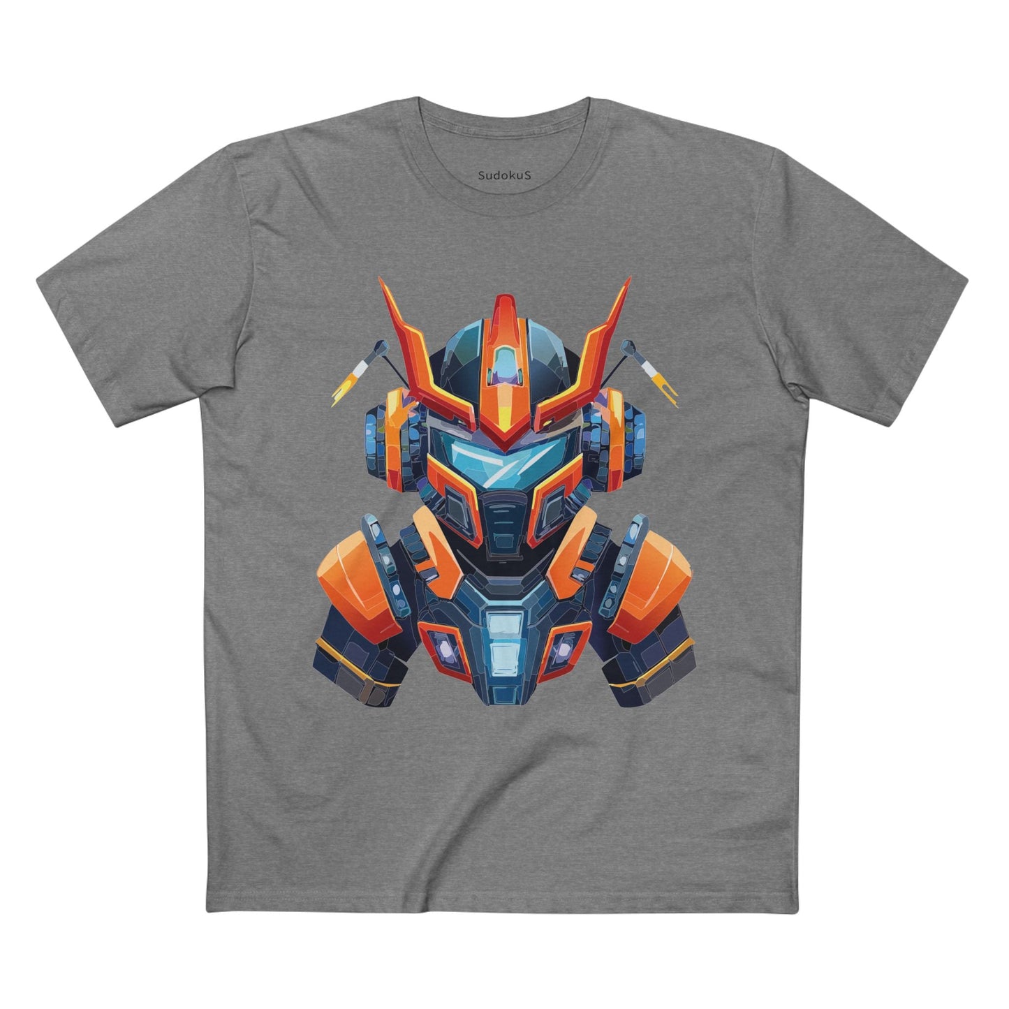 Cyborg Robot Graphic Unisex 100 Cotton Staple Tee 1