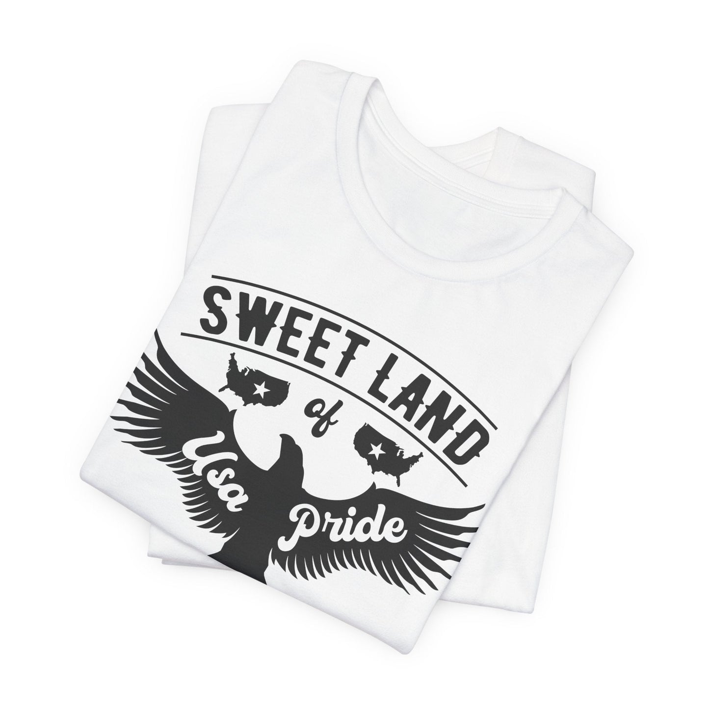 Liberty Eagle Graphic Unisex Cotton T-Shirt a4