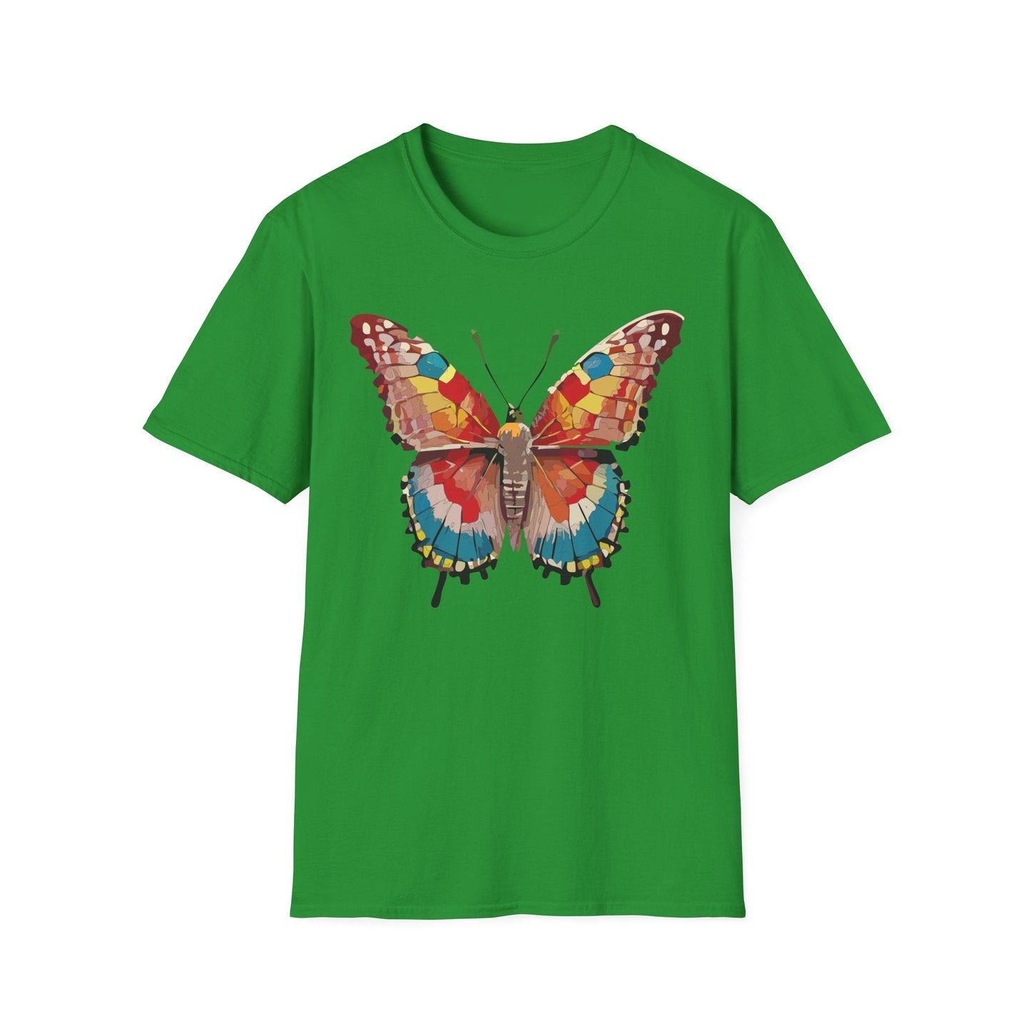 Butterfly Shirt Unisex Monarch Tee Softstyle 100 Percent Ring Spun Cotton Quality Gildan 64000