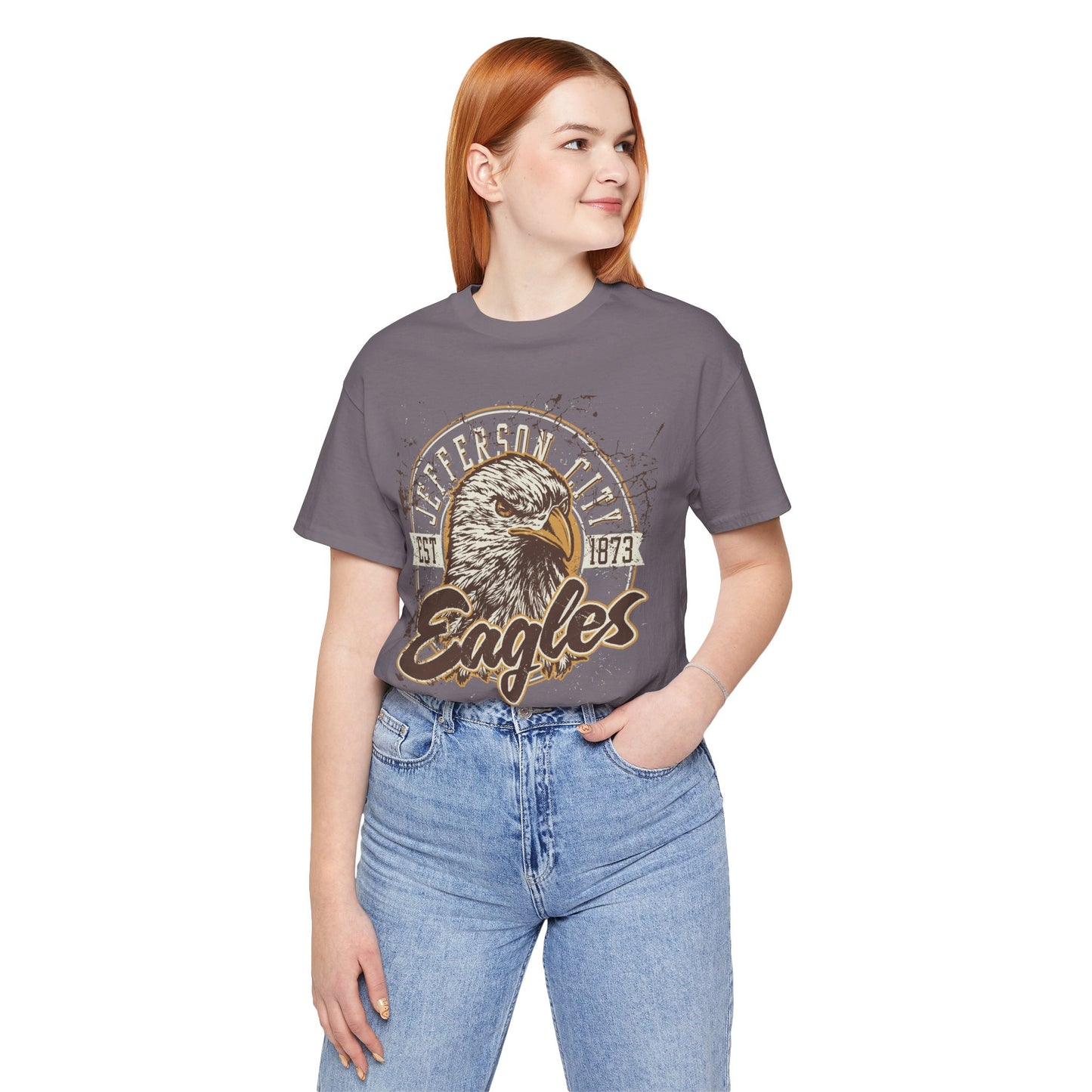 Sports Team Vintage Tee, Football Graphic T-Shirt, Eagle Graphic T-Shirt, Vintage Shirt, Design Football Tees