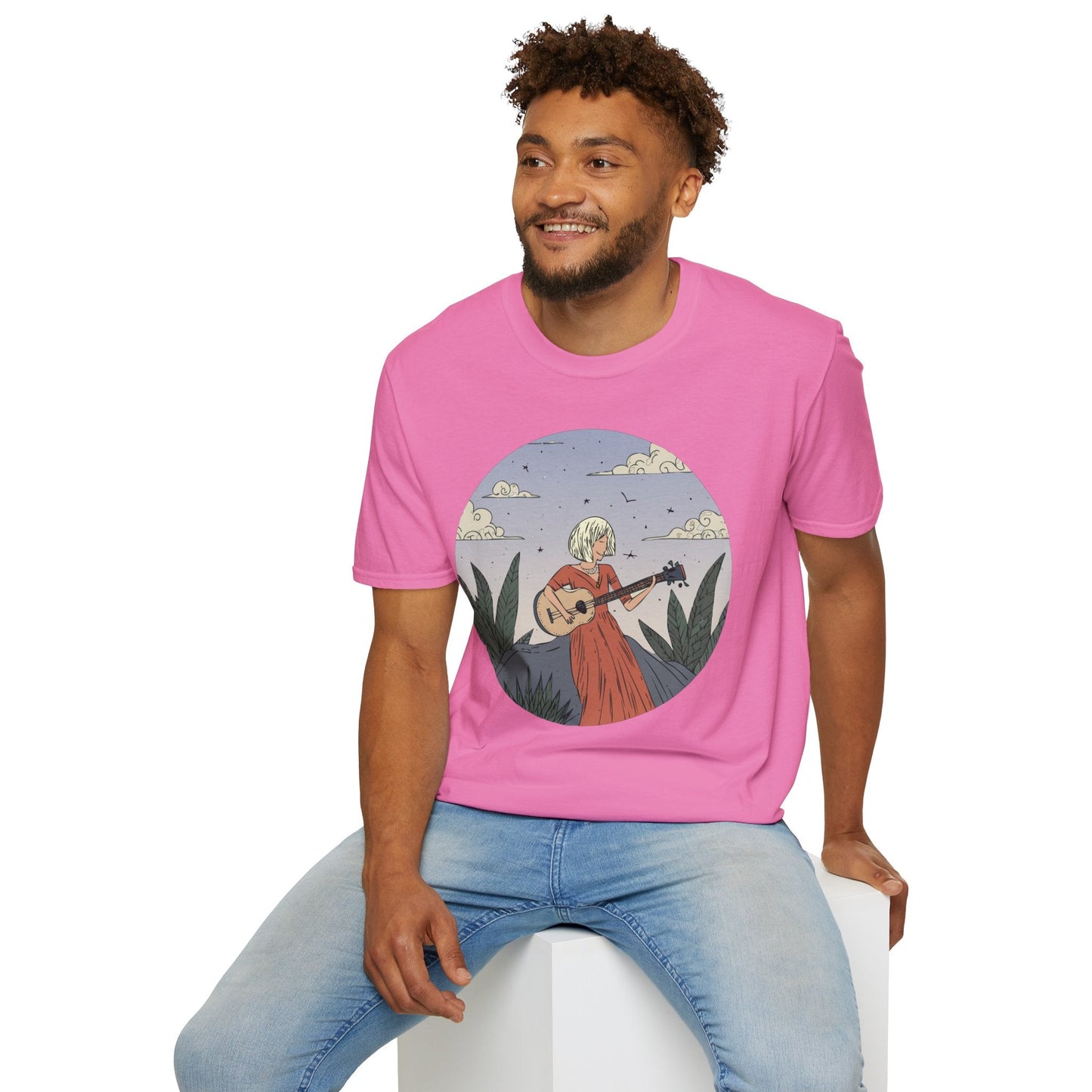 Womens Graphic T Shirts Art Design Tee Unisex Softstyle Gildan 64000 100 Percent Cotton