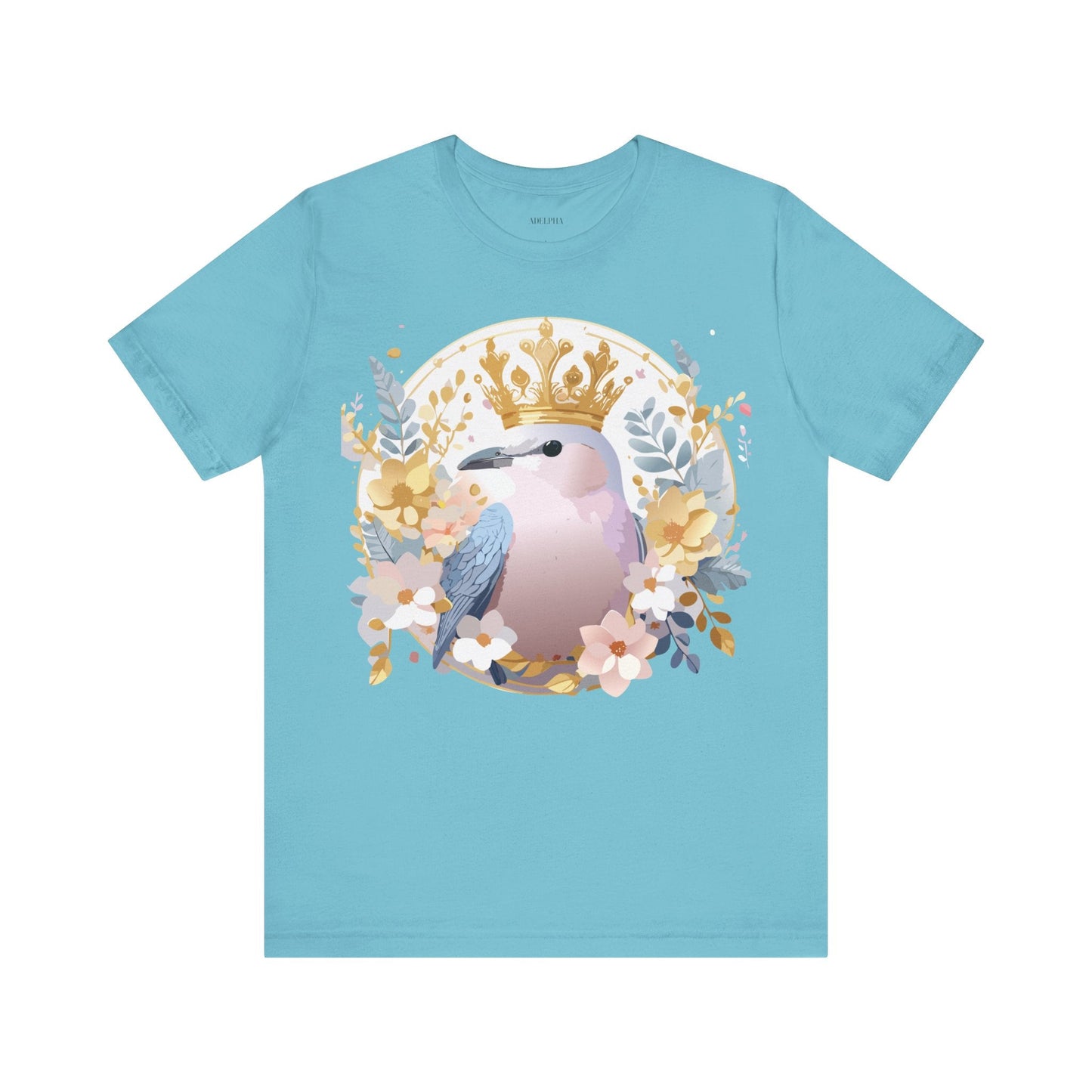 Adelpha Medallion Graphic Tee Unisex Short Sleeve Vintage Inspired Artwork Shirt