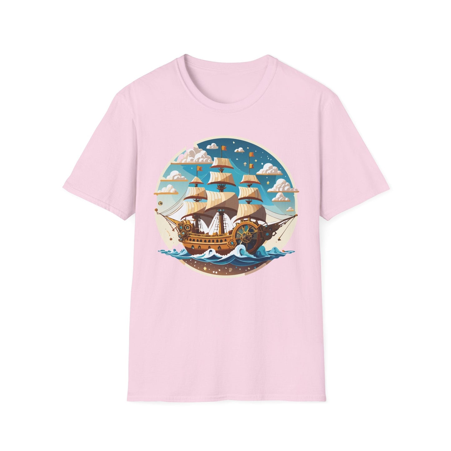 Ship T Shirts Frigate T Shirts Vessel Tee Shirt Unisex Gildan Softstyle 64000 Premium