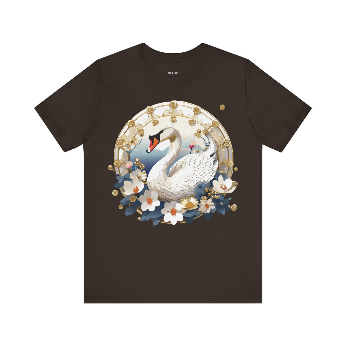 Medallion Graphic Unisex Cotton Bella+Canvas Tee with Art Design d87