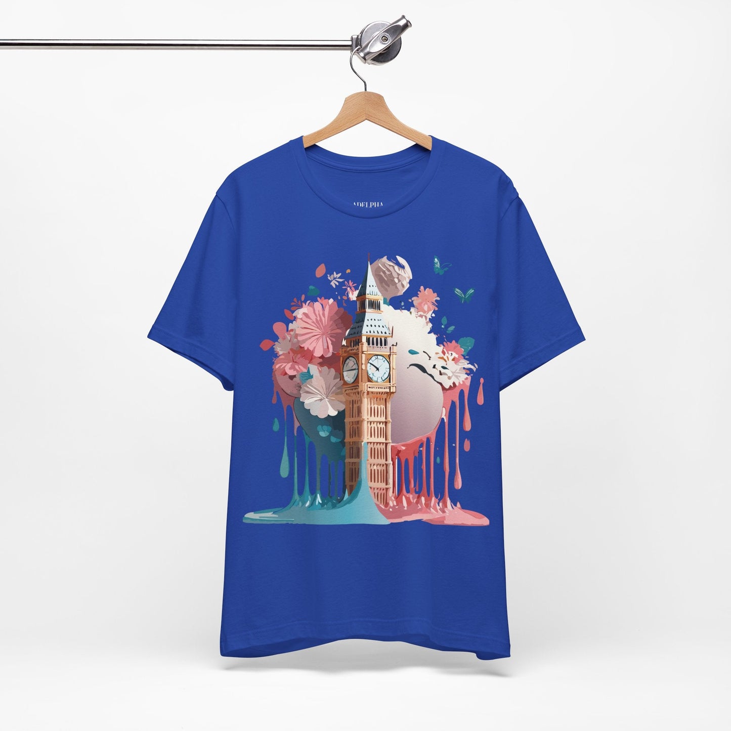 Adelpha London Graphic T Shirt Unisex Short Sleeve Tee For Everyday Style And Travel