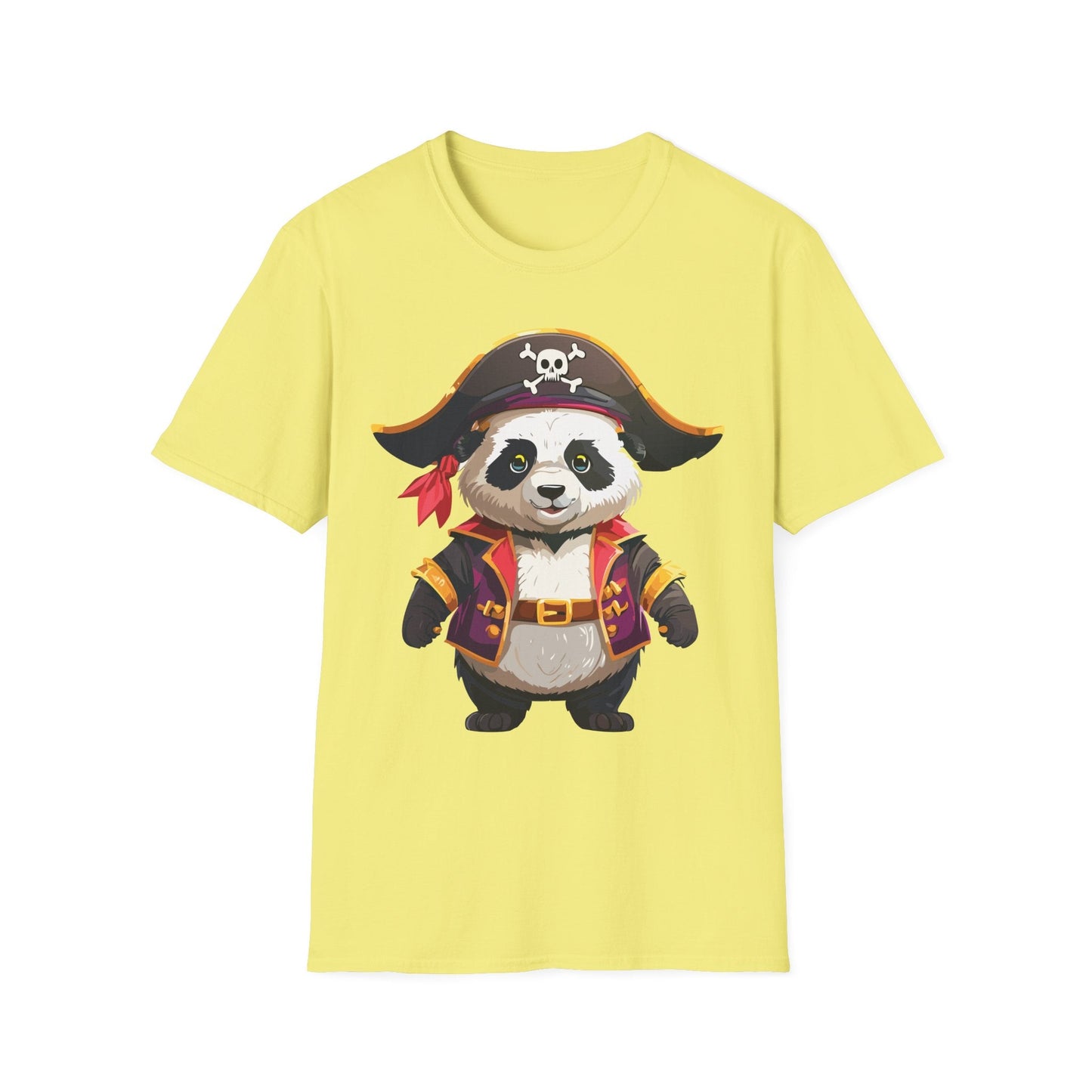 Panda Shirt Unisex Panda Tee Softstyle 64000 Gildan 100 Percent Cotton Animal Tee