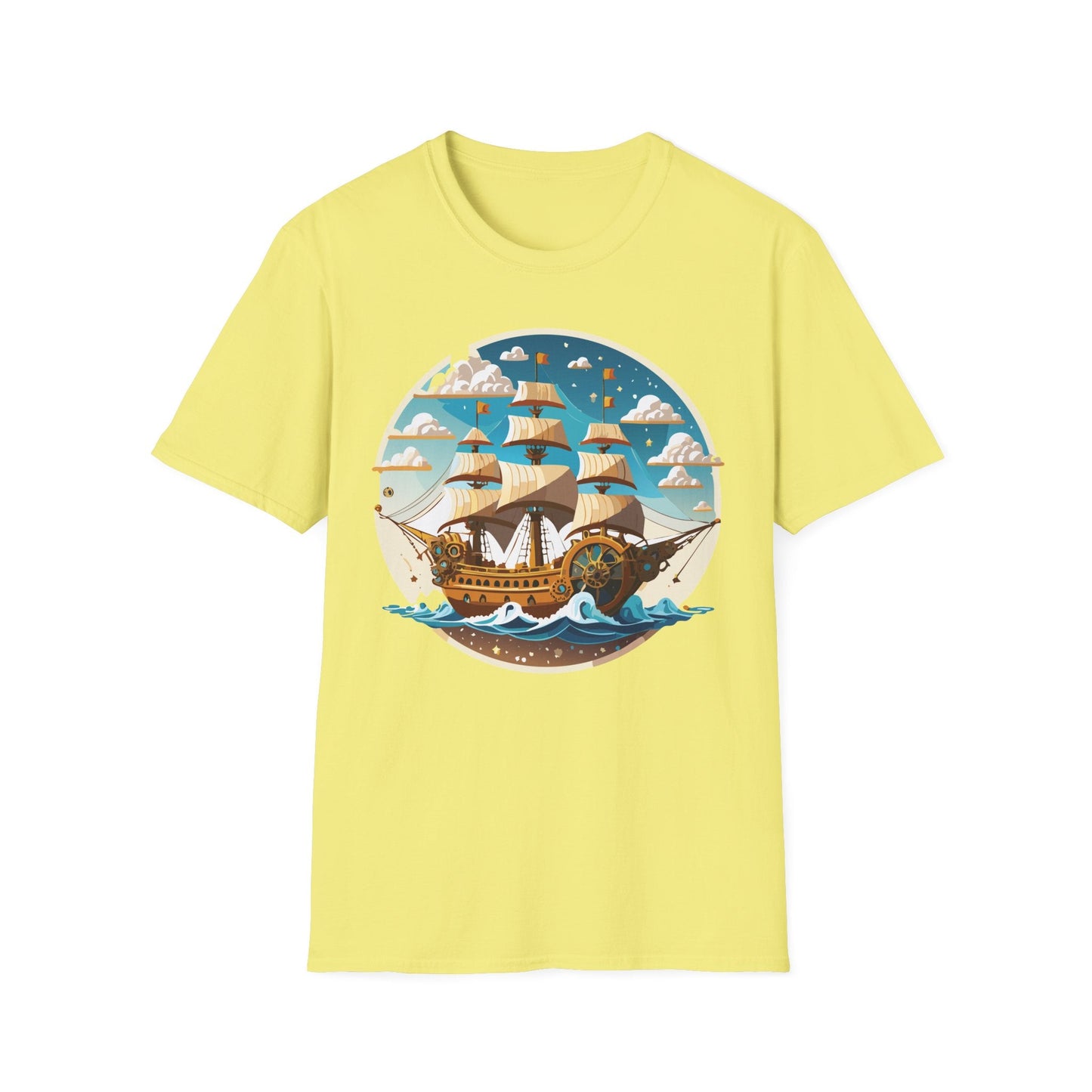 Ship T Shirts Frigate T Shirts Vessel Tee Shirt Unisex Gildan Softstyle 64000 Premium