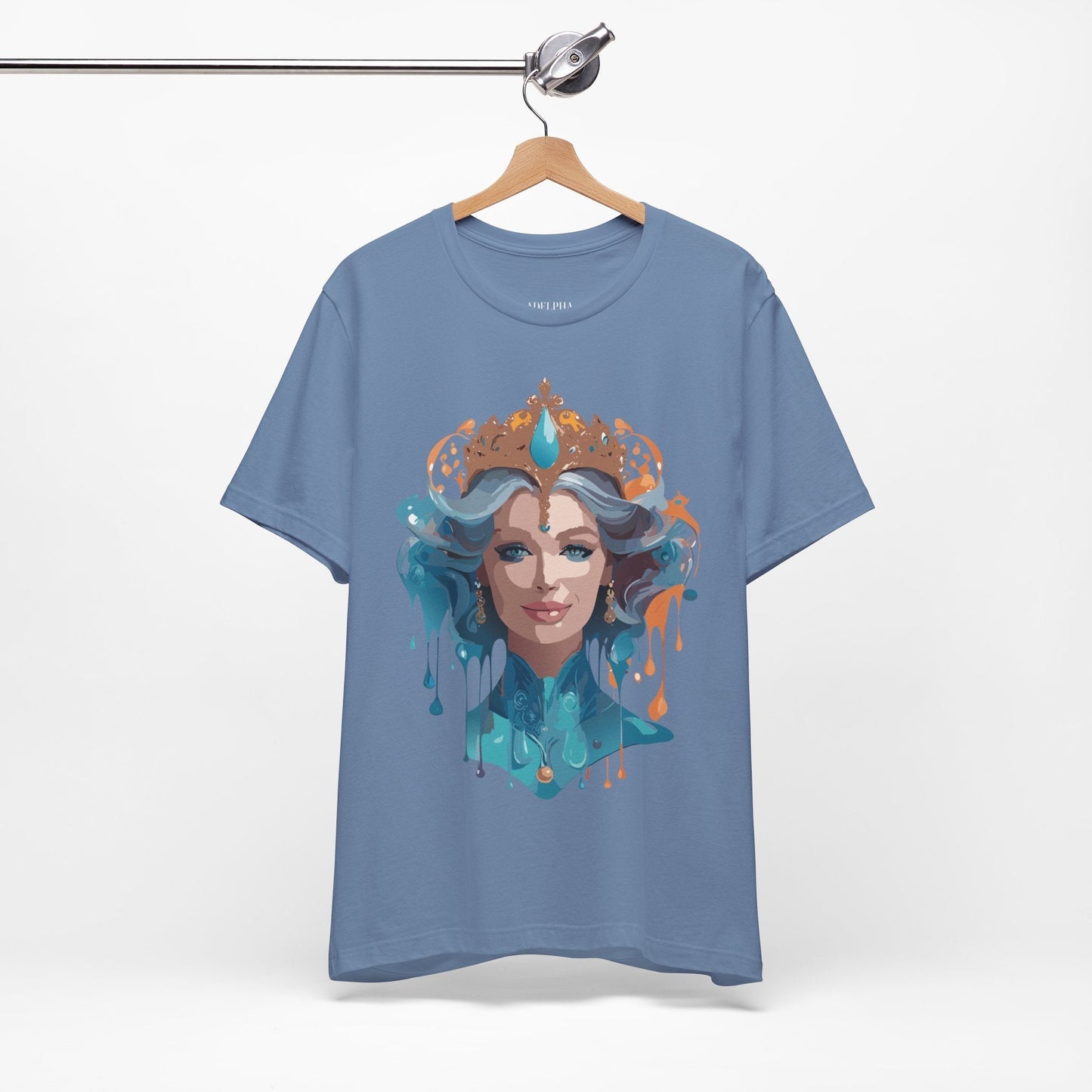 Queen Graphic Tee Unisex Adelpha Vintage Artwork Short Sleeve Premium Casual Wear