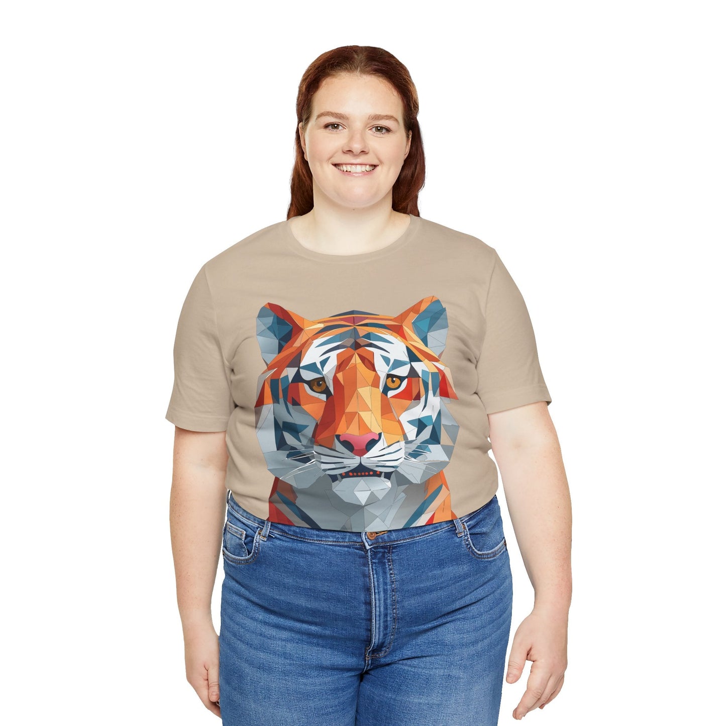 Unisex Animal Shirt With Art Design And Wildlife Theme Short Sleeve Tee For Everyday Wear