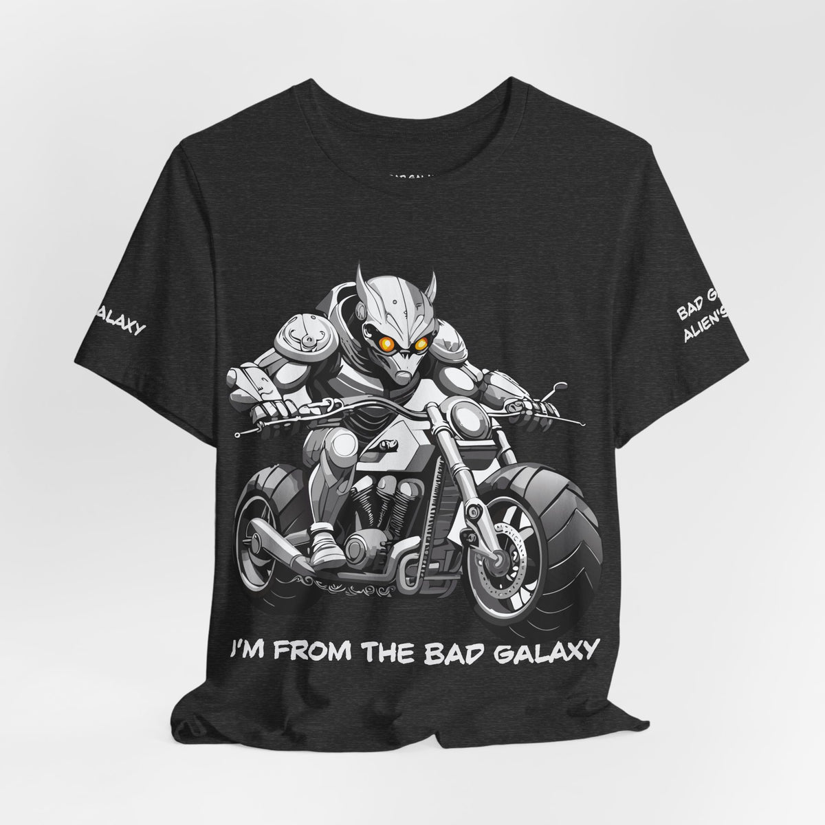 Alien Graphic Unisex Cotton Bella+Canvas Tee with Art Design b79