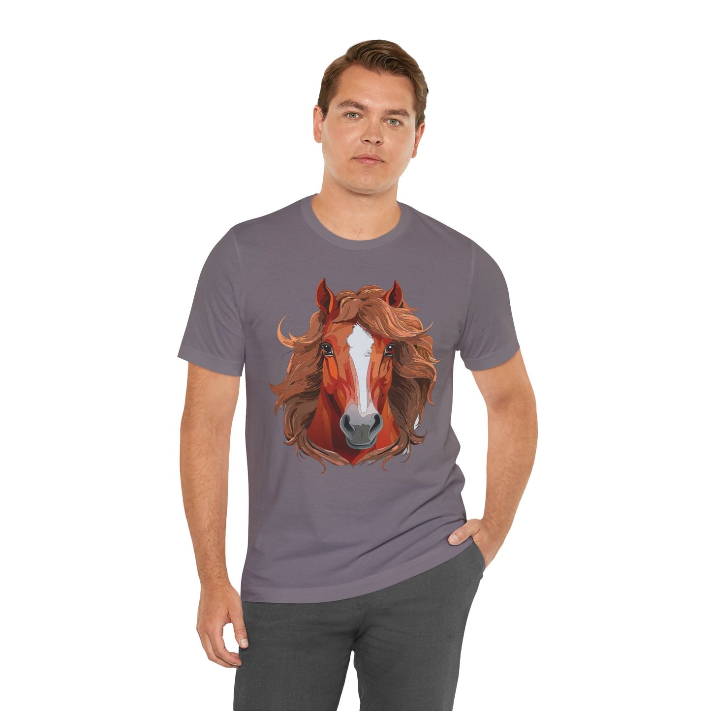 Unisex Animal Graphic Tee Shirt With Wild Animals Art Design For Everyday Casual Comfort Wear