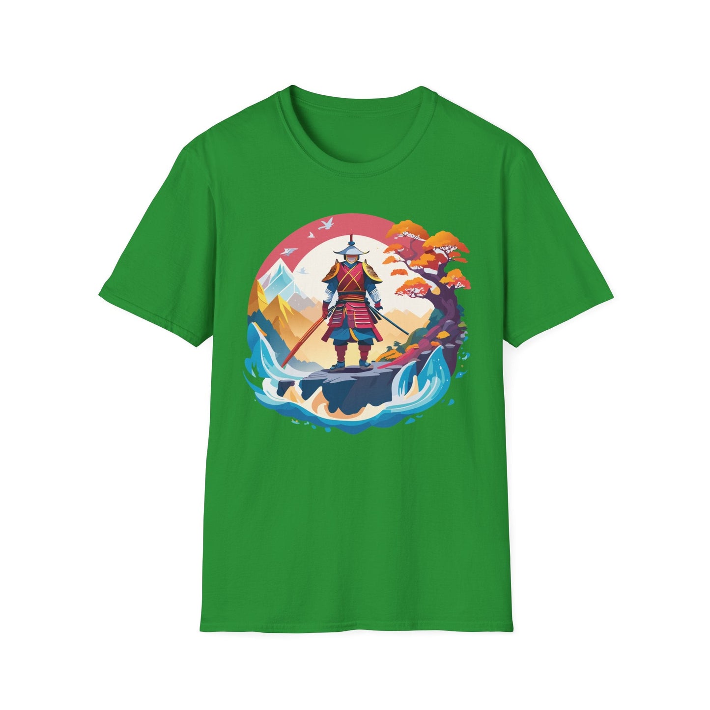 Samurai Shirt Gildan Softstyle 64000 Ring Spun Cotton Unisex Tee For Everyday Comfort