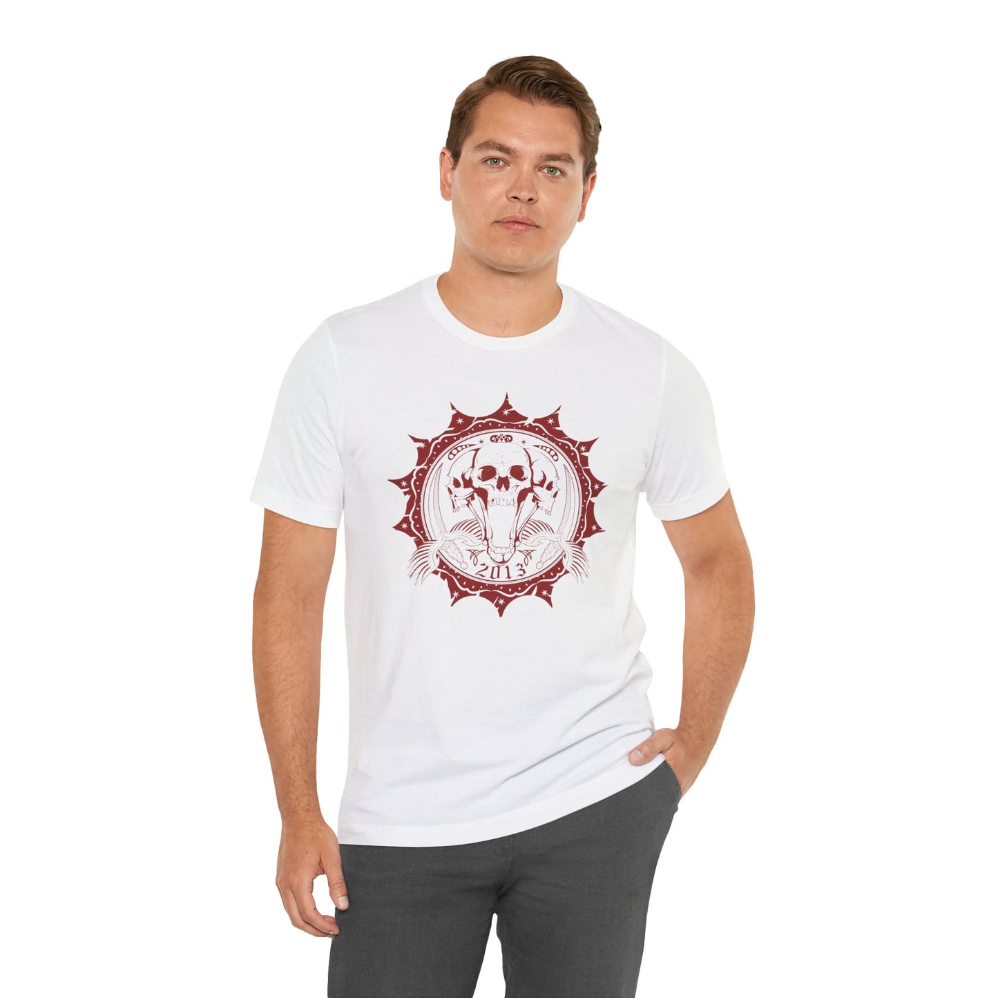 Skull Elephant Mandala Tee Boho Skull Graphic Shirt Art-51