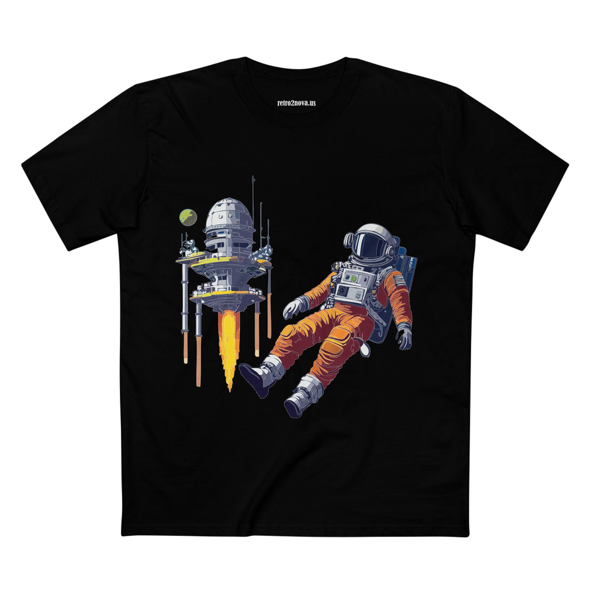 Cosmos Astronaut Graphic Tee Staple Unisex 100 Cotton Tee Shirt - CS-6