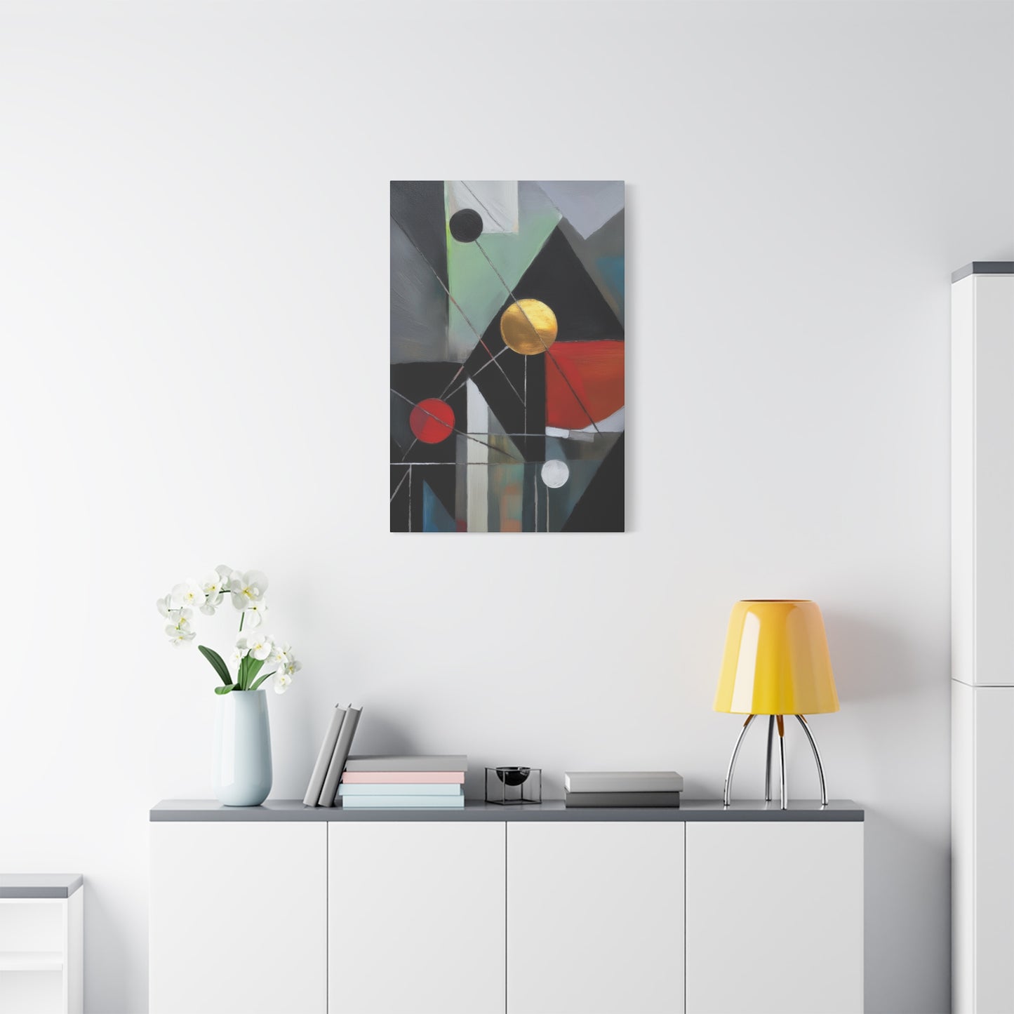 Abstract Oil Painting Print Canvas 20x24,20x30,24x30 24x32,24x36,30x40 32x48,36x48,40x60 Pine-Wood Inner Frame ABS-159