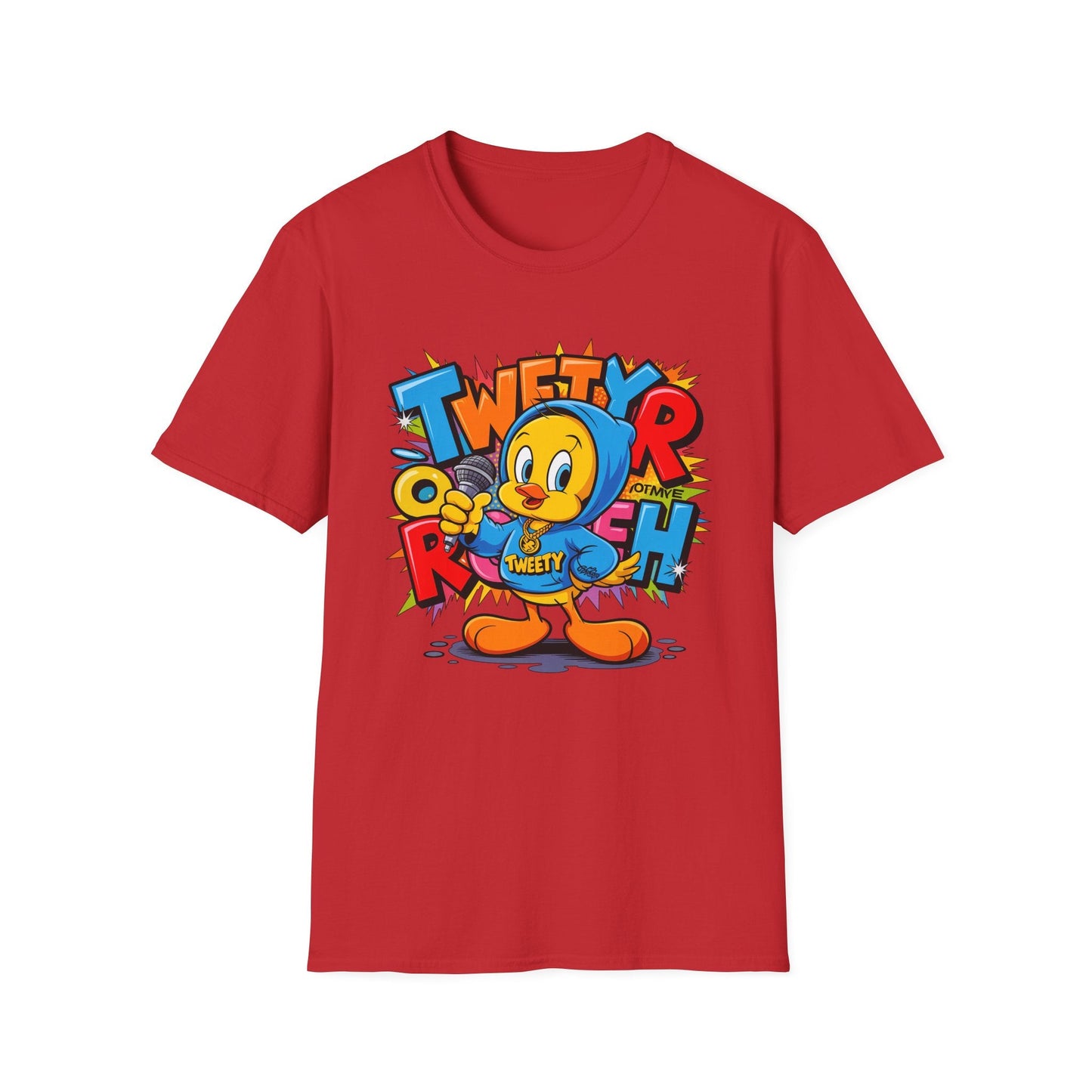 Cartoon T Shirt With Animation Funny Animals Tee Unisex Gildan Softstyle 64000 Pro