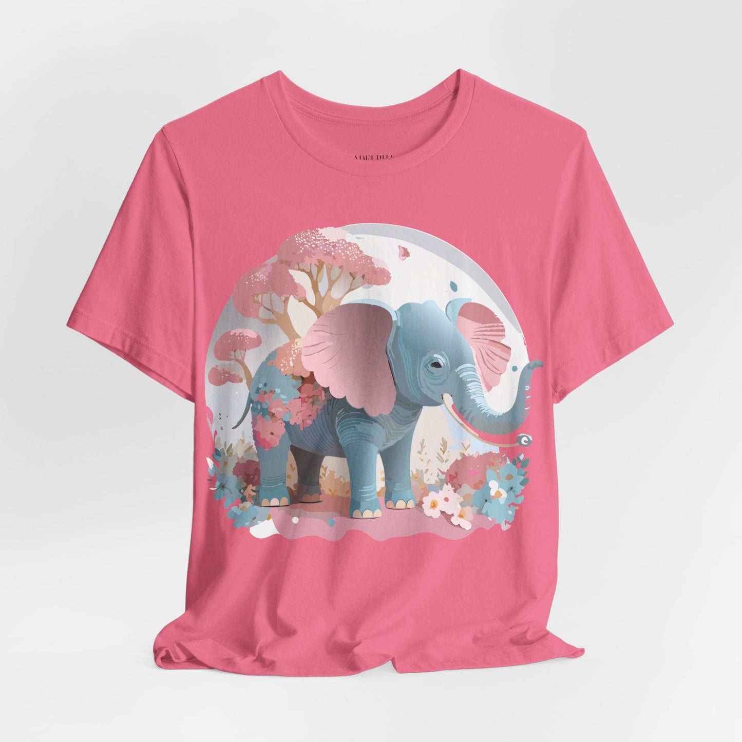Elephant Graphic T Shirt Unisex By Adelpha Vintage Inspired Art Design Tee Premium Quality Cotton